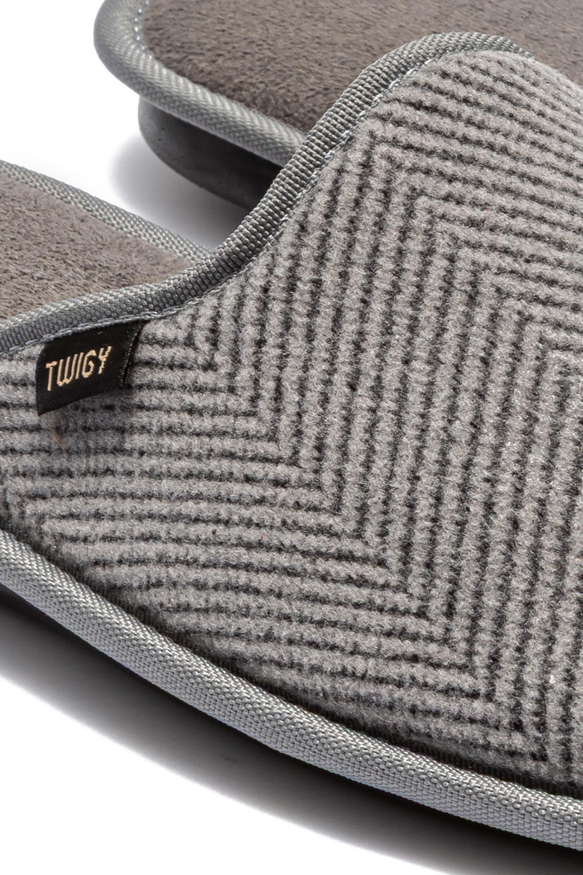 Twigy Kanat Erkek Ev Terliği Koyu Gri 41/46 görsel 3