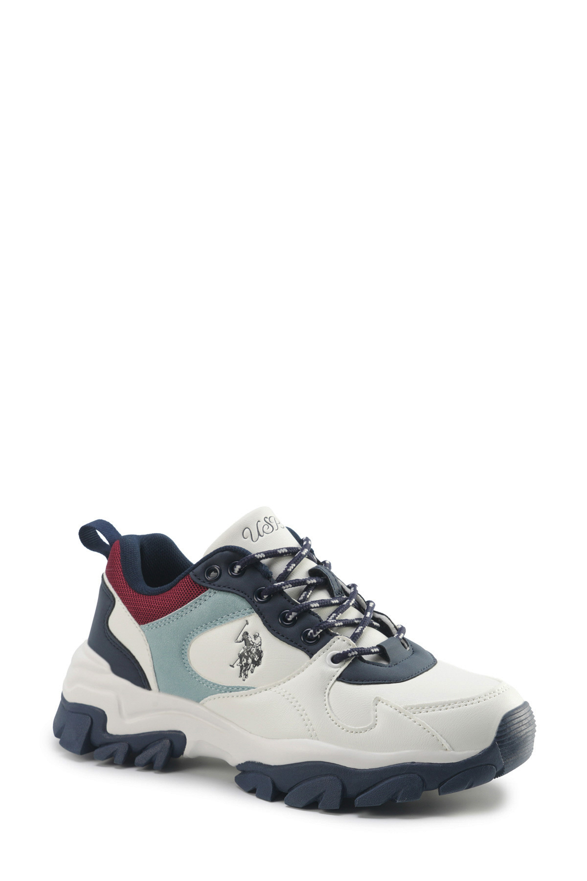 U.S. Polo Assn.  TRACKY 5PR Beyaz Kadın Spor Ayakkabı - Görsel 2
