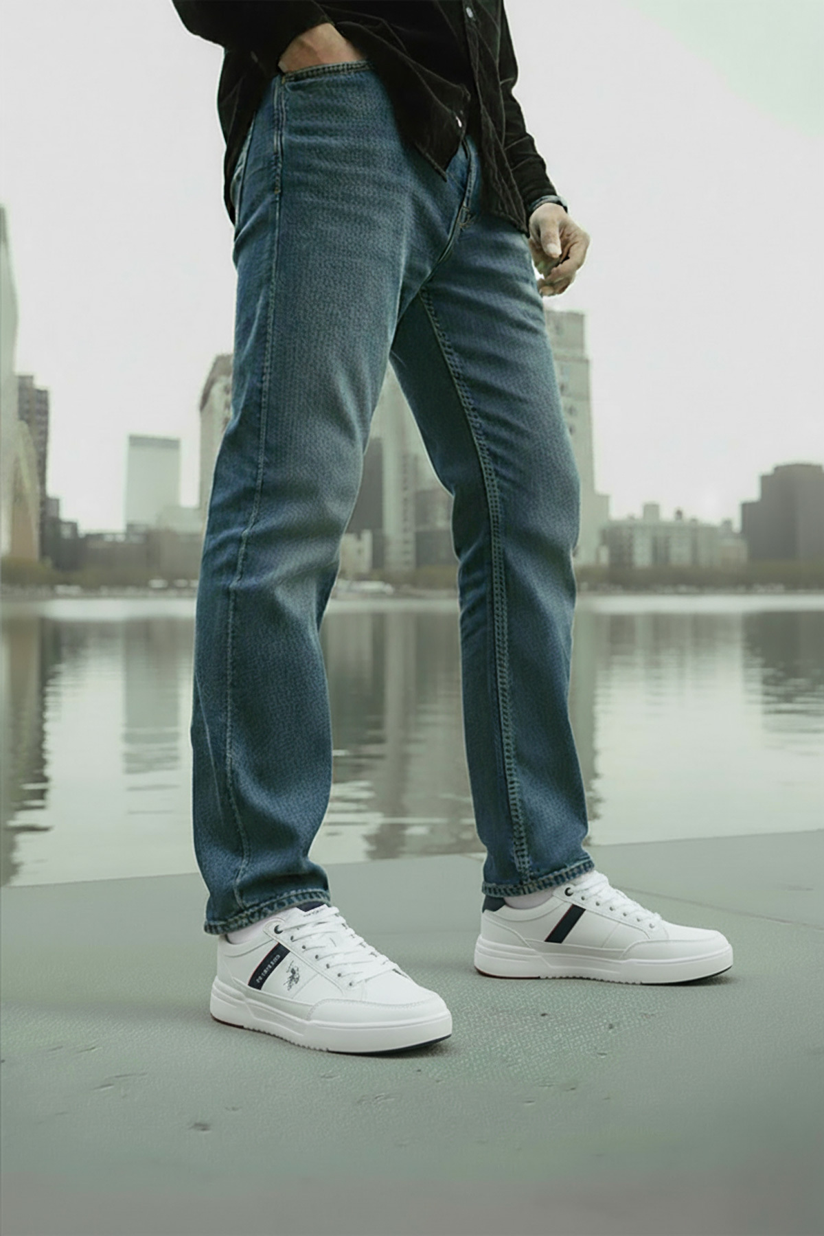 U.S. Polo Assn.  NEVADA 5PR Beyaz Erkek Sneaker - Görsel 2