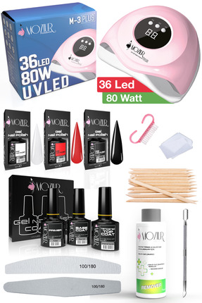 MOZIUR Kalıcı Oje Seti ( 3 ADET 10ML KALICI OJE )