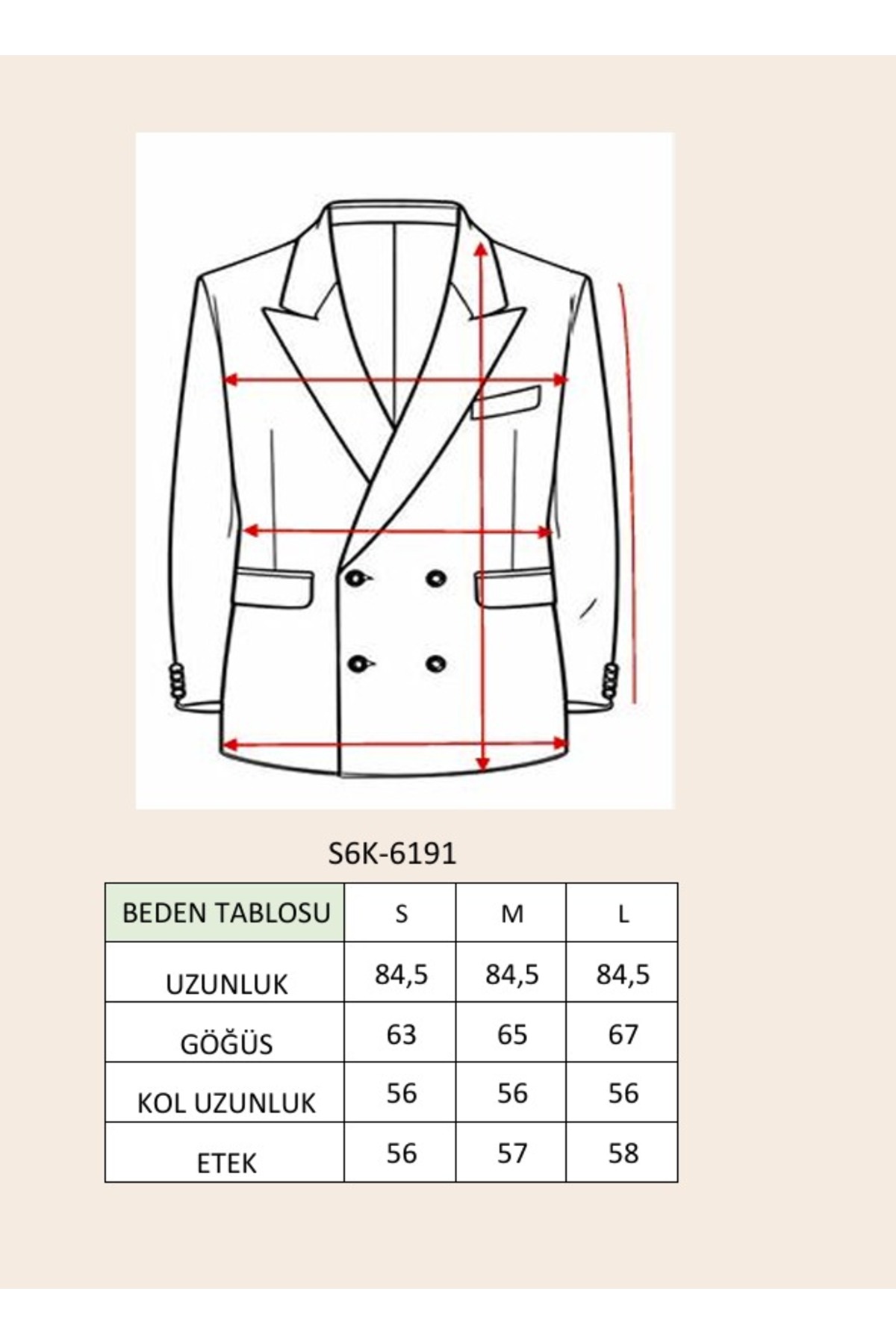 Lijuri  Ekose Desenli Yünlü Kaban 6191 - Görsel 8