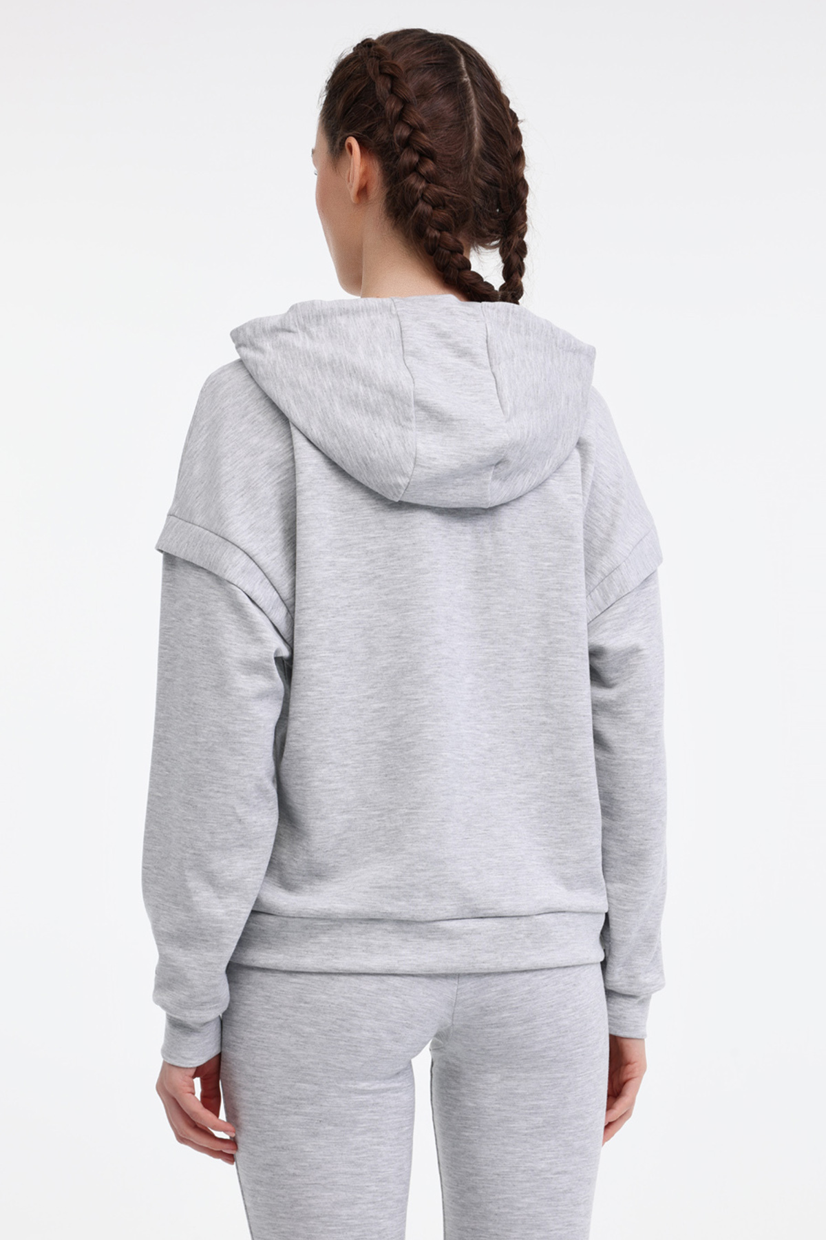 Lumberjack WL DOINA 16MS438 5FX Gri Kadın Sweatshirt - Fiyatı