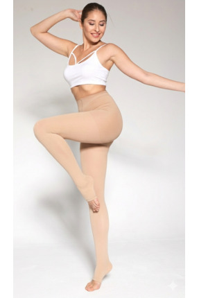 Varicease 7140 Comfort Ccl1 Hafif Basınç Külotlu Açık Burun Çorabı