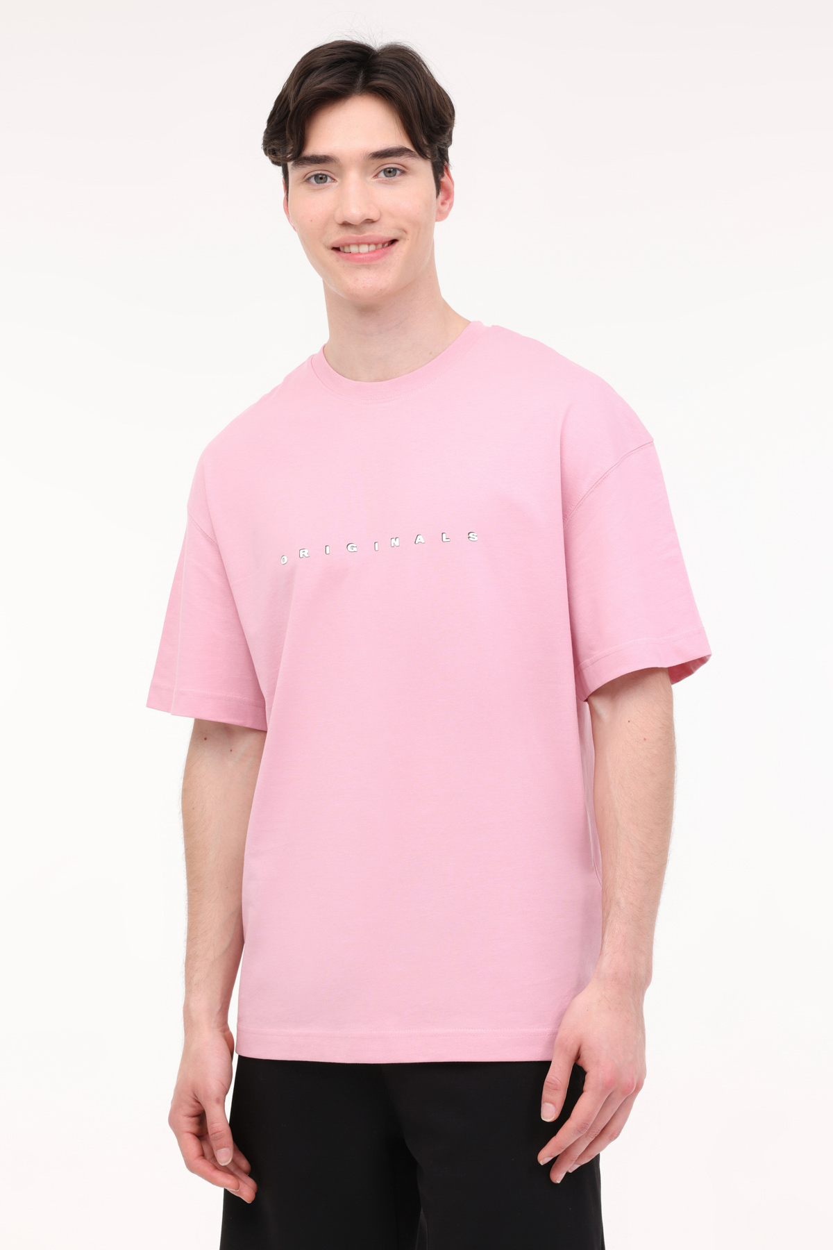 تی‌شرت آستین کوتاه مردانه JOREASTER Activity TEE SS Pink جک اند جونز تی شرت Jack & Jones