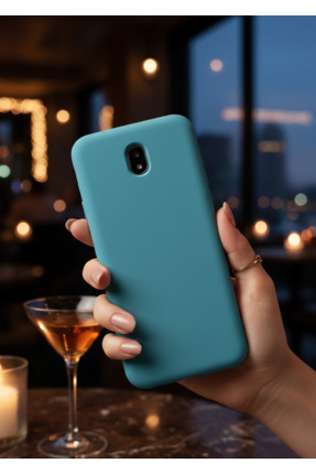 TechTrove Samsung Galaxy J7 Pro / J730 Kılıf İçi Kadife Soft Silikon Lansman ...