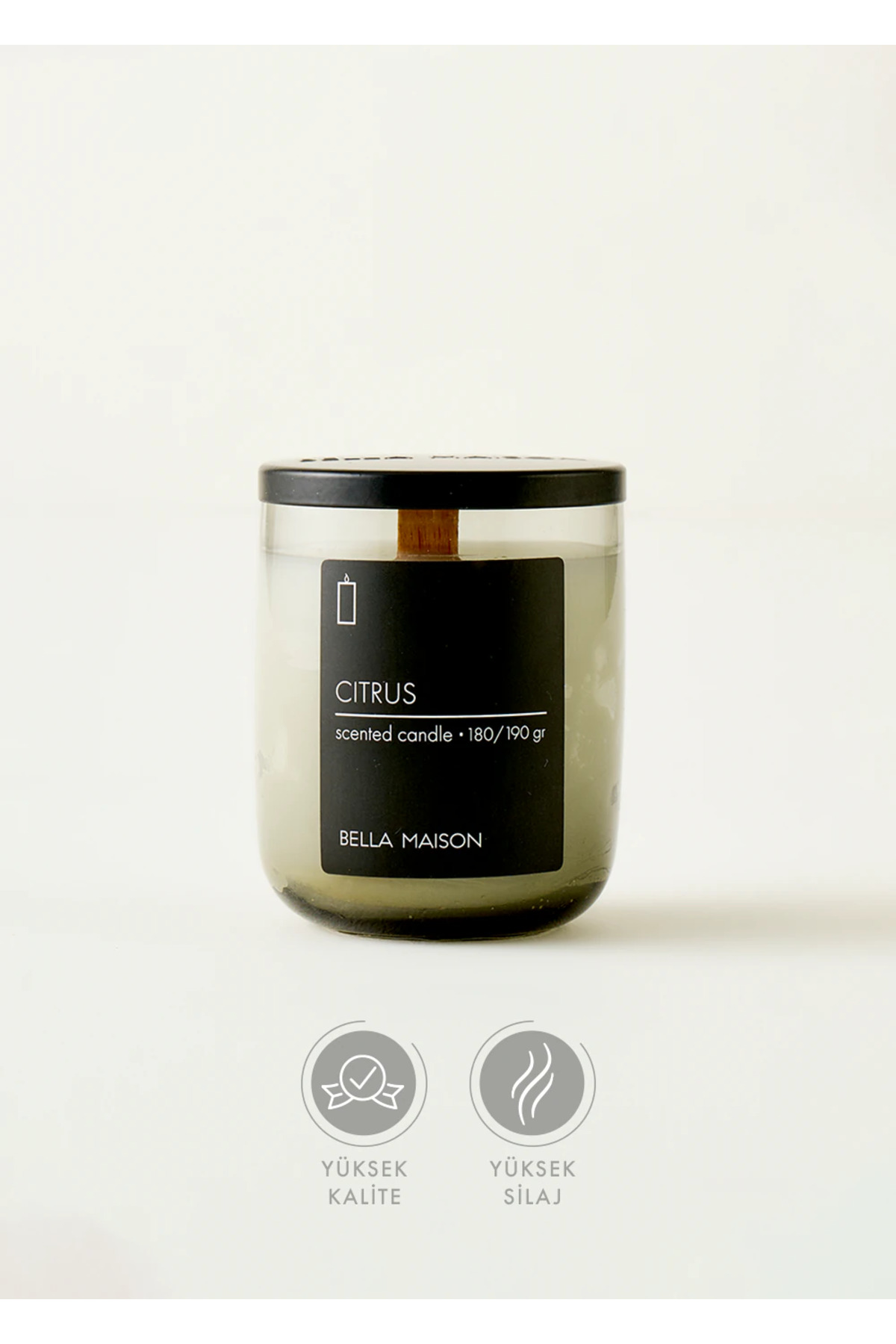 Citrus Wooden Wick Soy Wax Candle