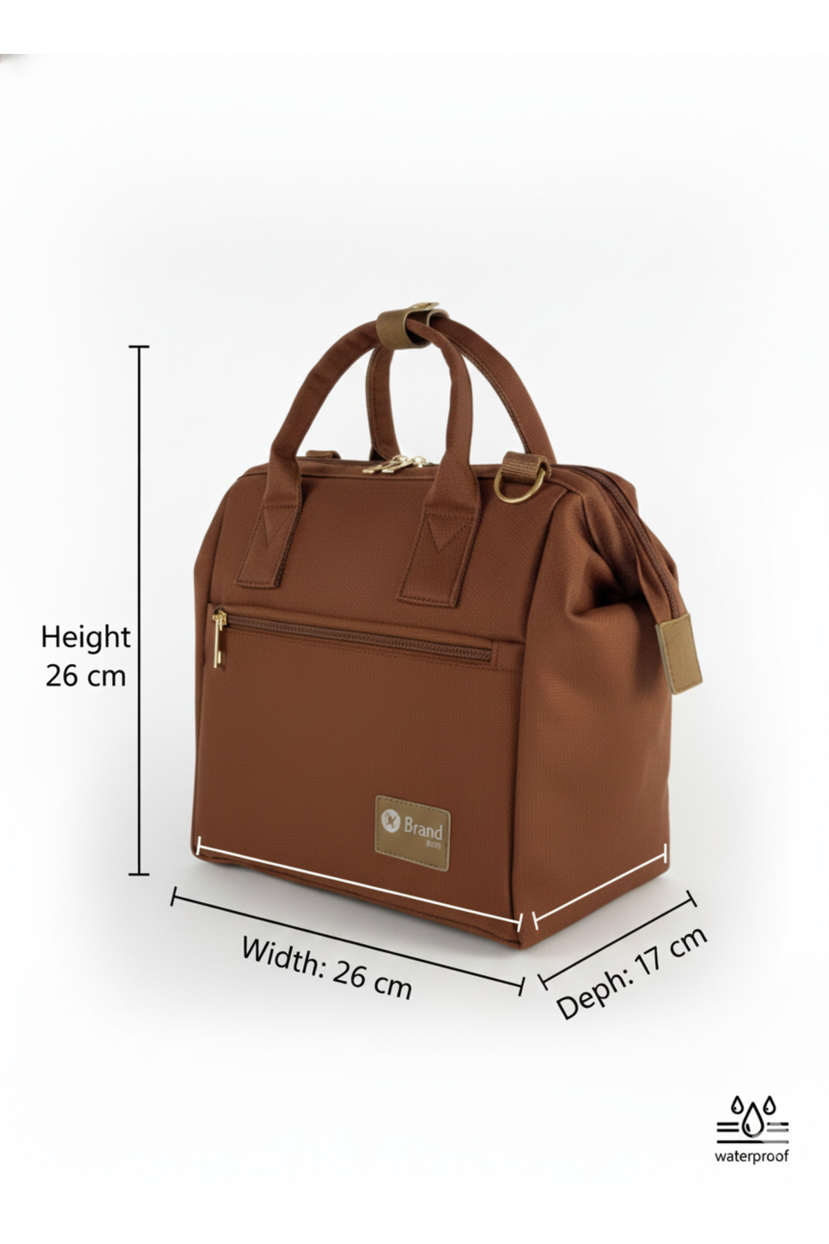 brandbaby Çok Amaçlı ısı yalıtımlı su geçirmez termal beslenme ve yemek taşıma çantası fotoğrafı 6 (önizleme)