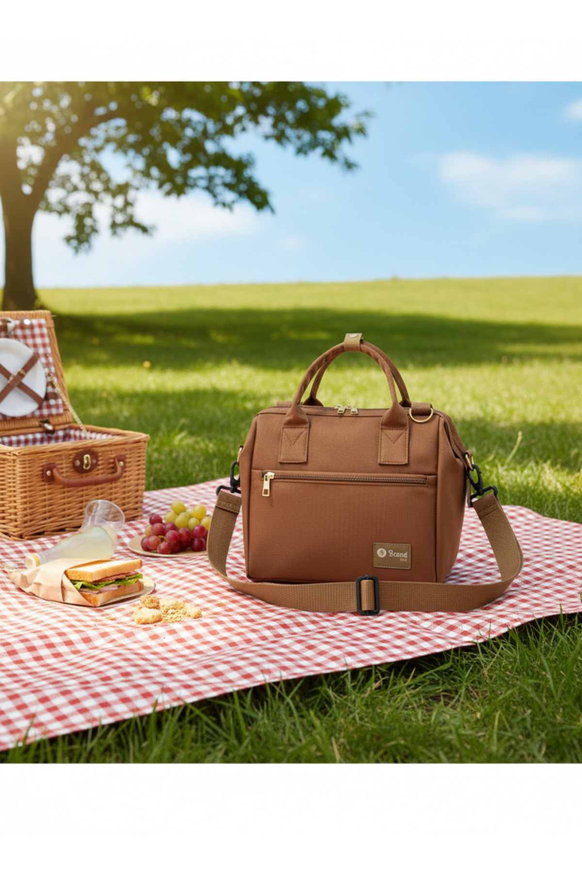 brandbaby Çok Amaçlı ısı yalıtımlı su geçirmez termal beslenme ve yemek taşıma çantası fotoğrafı 5 (önizleme)