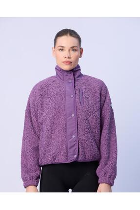 Kappa Authentic Crete Kadın Mor Regular Sherpa Mont