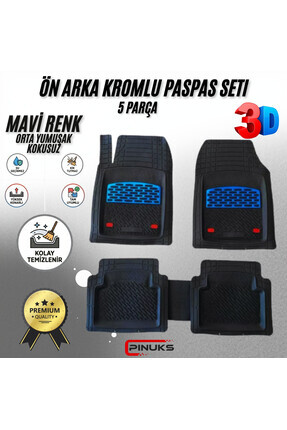 PİNUKS VOLKSWAGEN BORA 1999-2006 | SEDAN MODEL UYUMLU SİYAH- MAVİ RENK PREMİU...