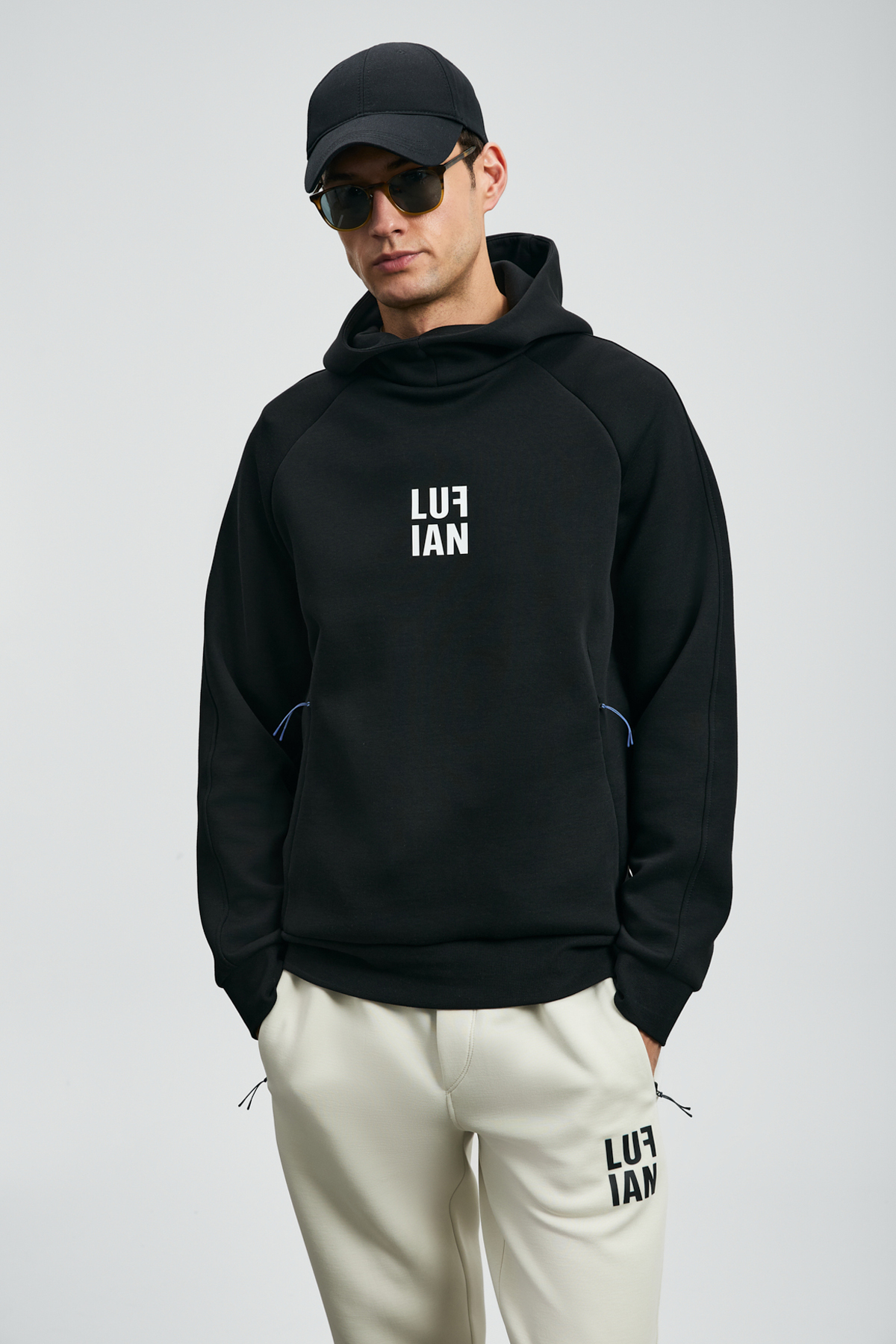Lufian  Snow Erkek Sweatshirt Siyah