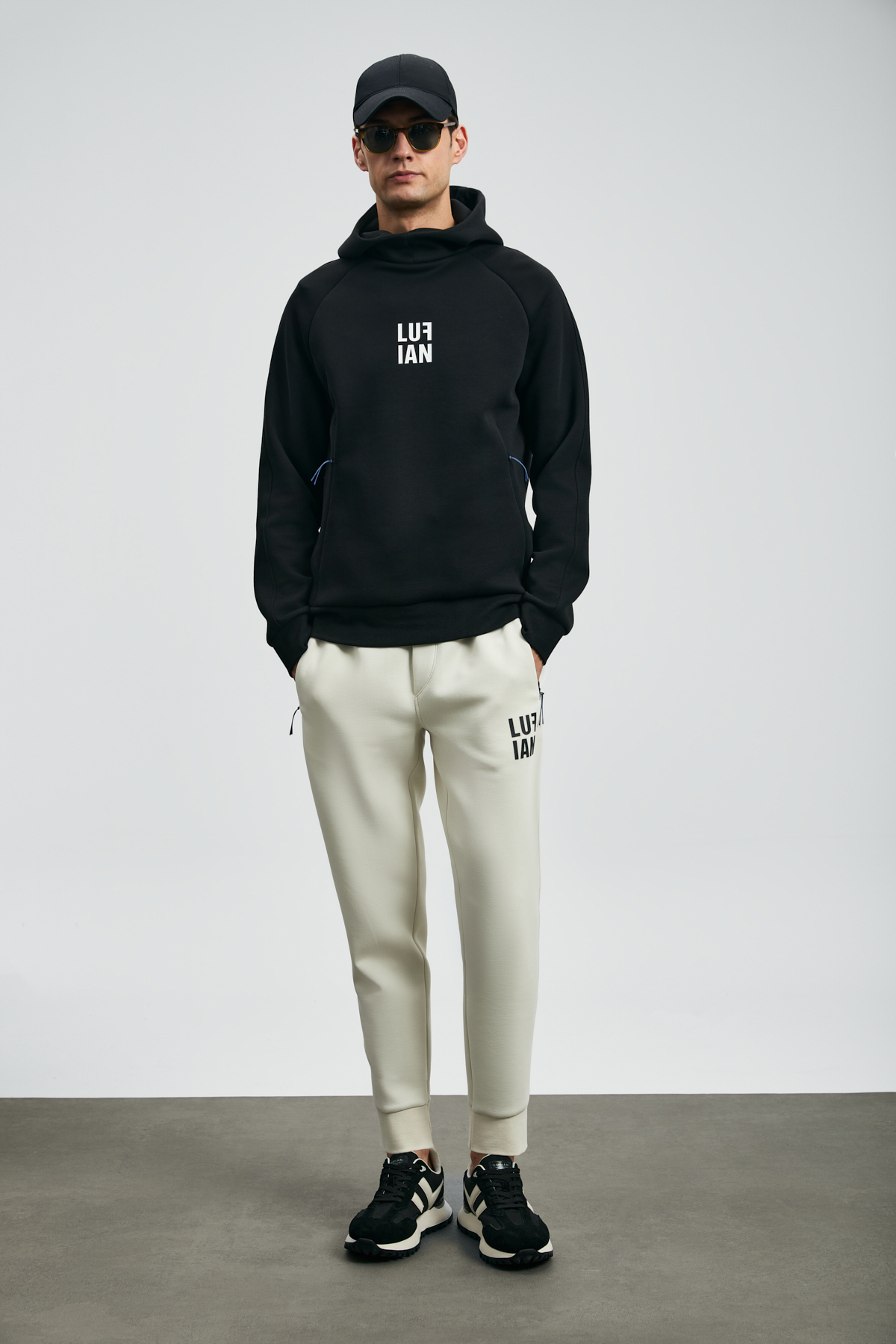 Lufian  Snow Erkek Sweatshirt Siyah - Görsel 2