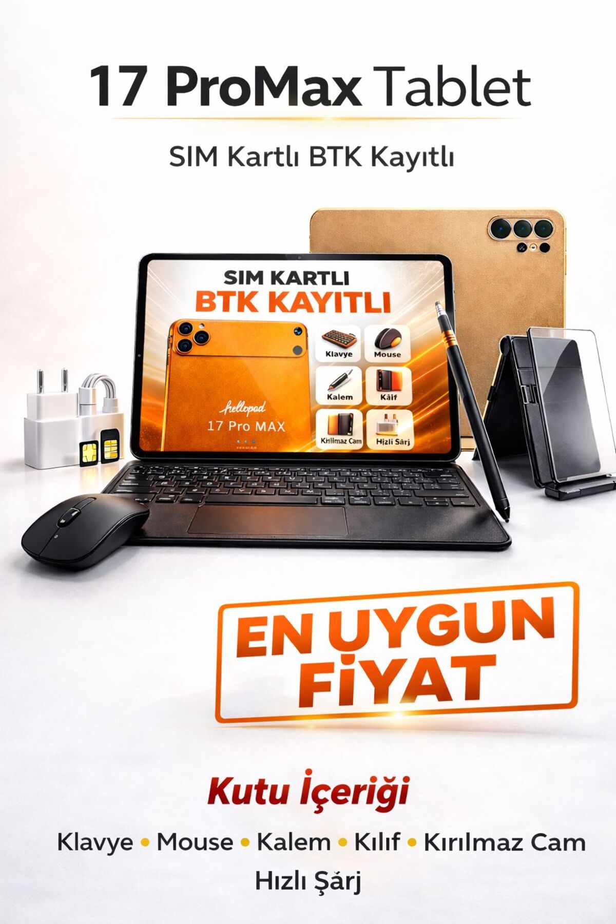 17 Pro Max Tablet 32GB RAM 1TB Hafıza