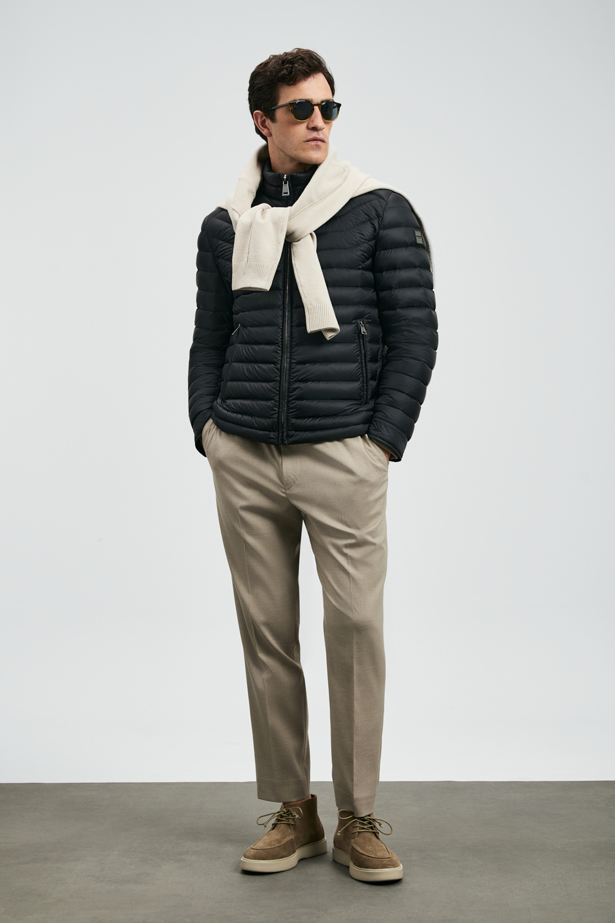 Lufian  Andy Kaz Tüyü Erkek Mont Siyah - Görsel 3