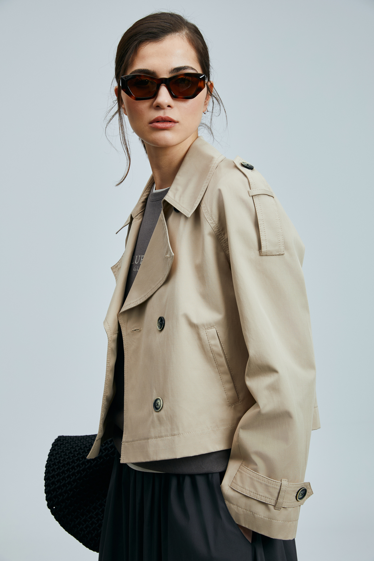 Lufian  Carla Kadın Dış Giyim Bej - Görsel 5