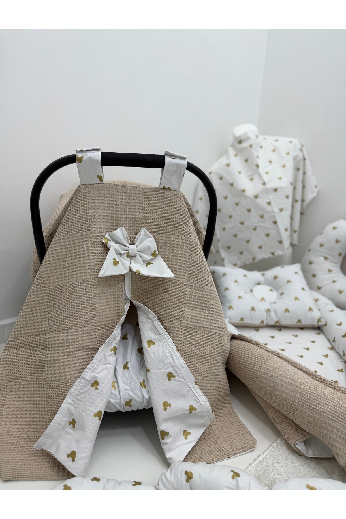 Balamira wafflevizon mice mause 13 LÜ BABYNEST SETİ fotoğrafı 3 (önizleme)