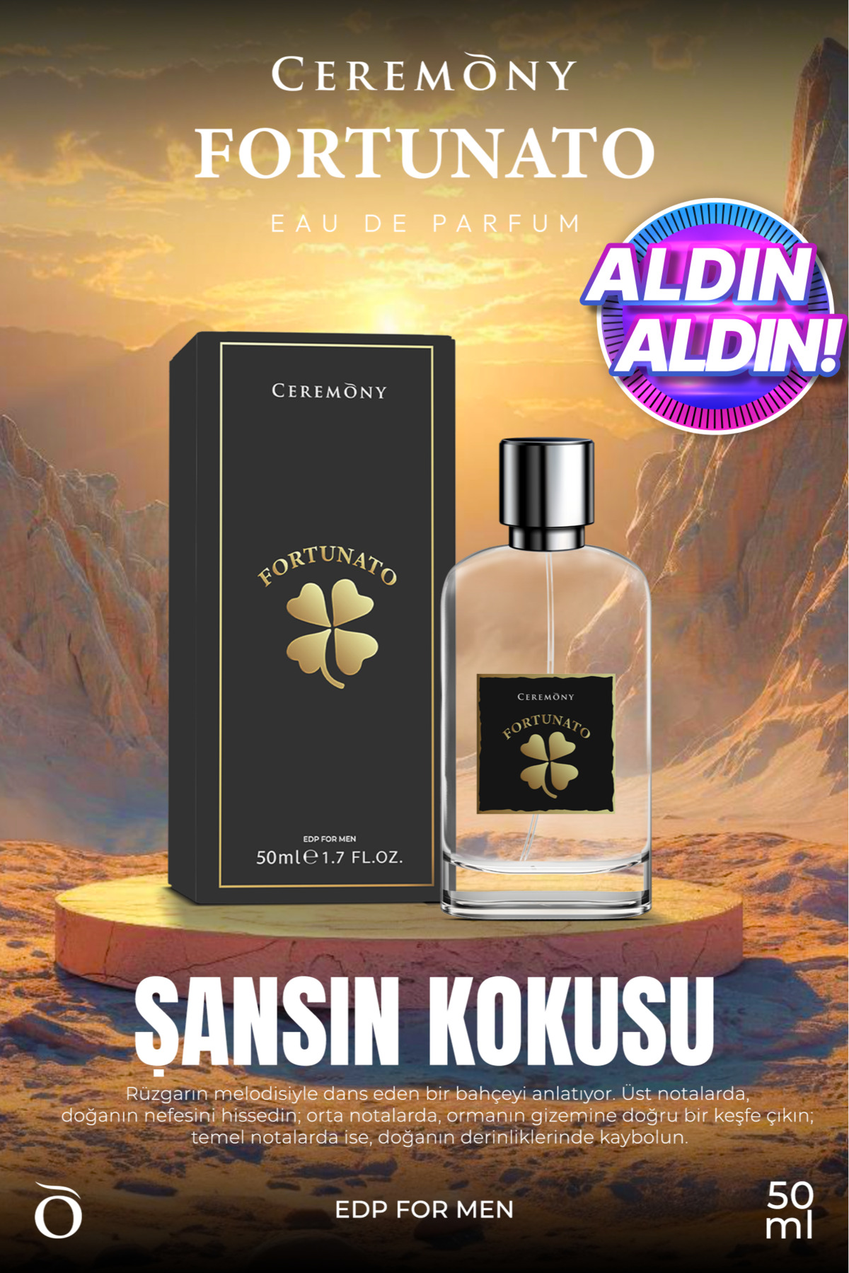 Ceremony Fortunato 50 ml Edp Erkek Parfüm - Fiyatı, Yorumları
