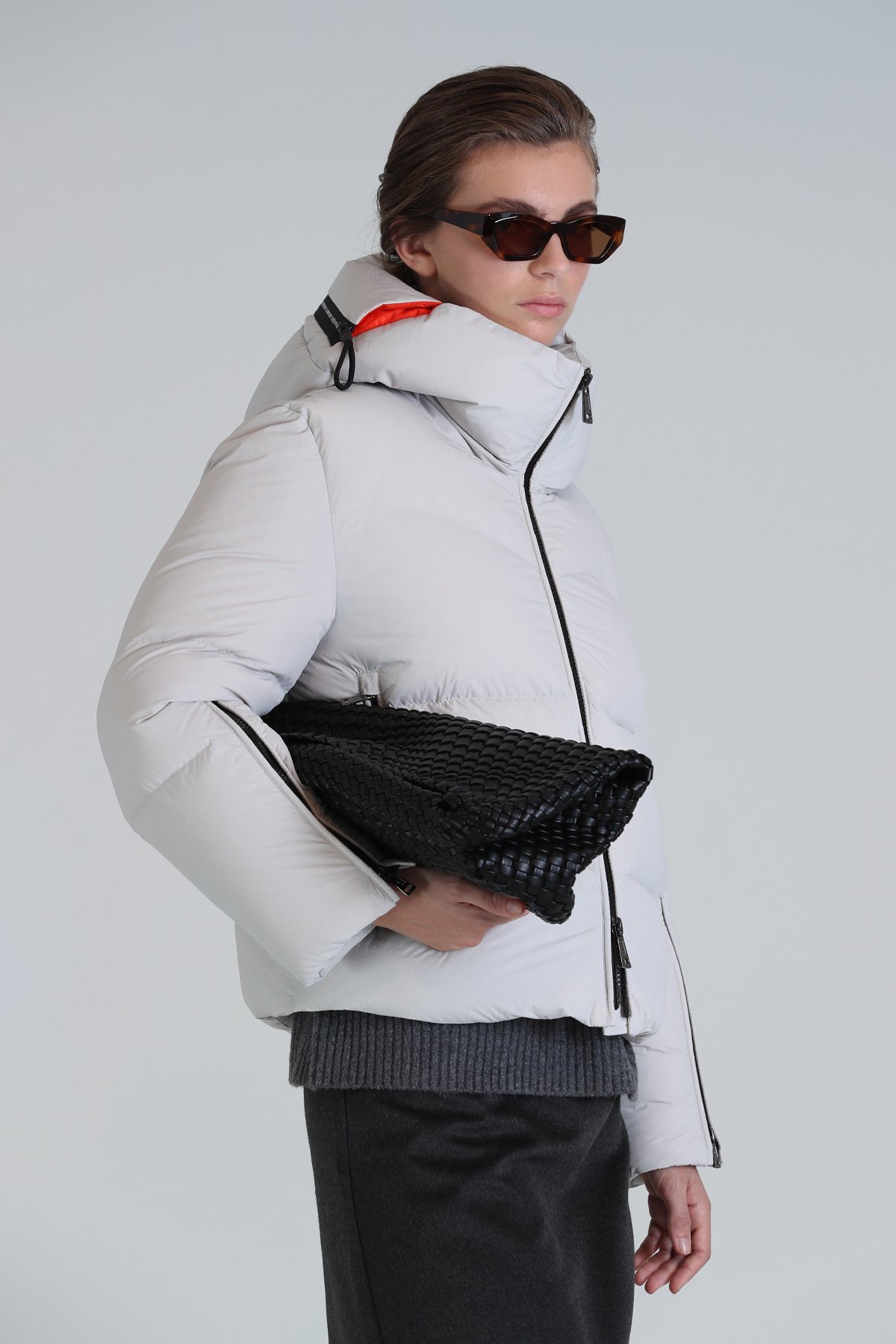 Lufian  Shay Kaz Tüyü Kadın Mont Taş - Görsel 3