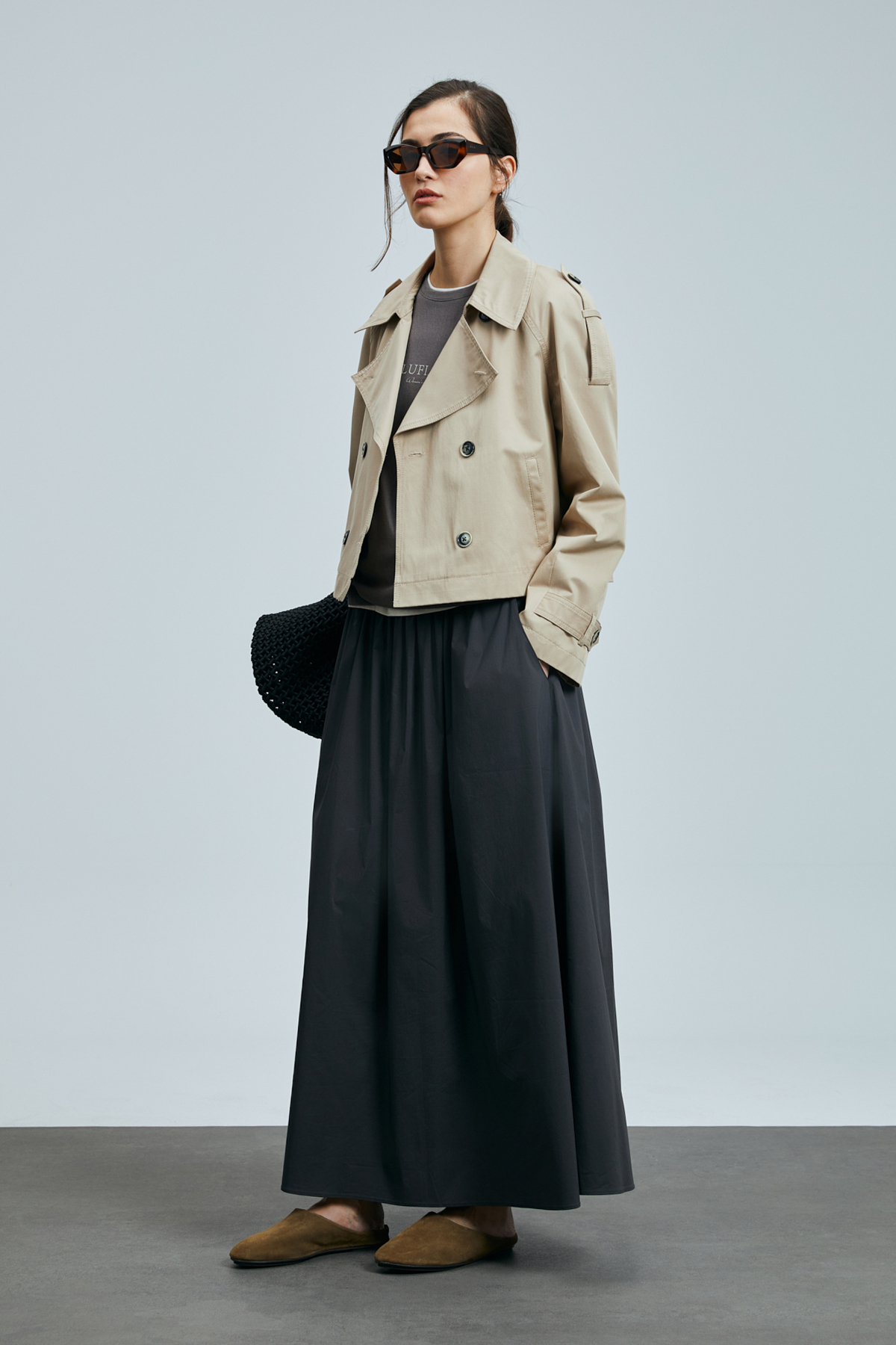 Lufian  Carla Kadın Dış Giyim Bej - Görsel 4