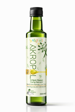 Akropol Bebek Zeytinyağı 250 ml | 6+ Ay Ek Gıdaya Uygun | Erken Hasat Soğuk S...