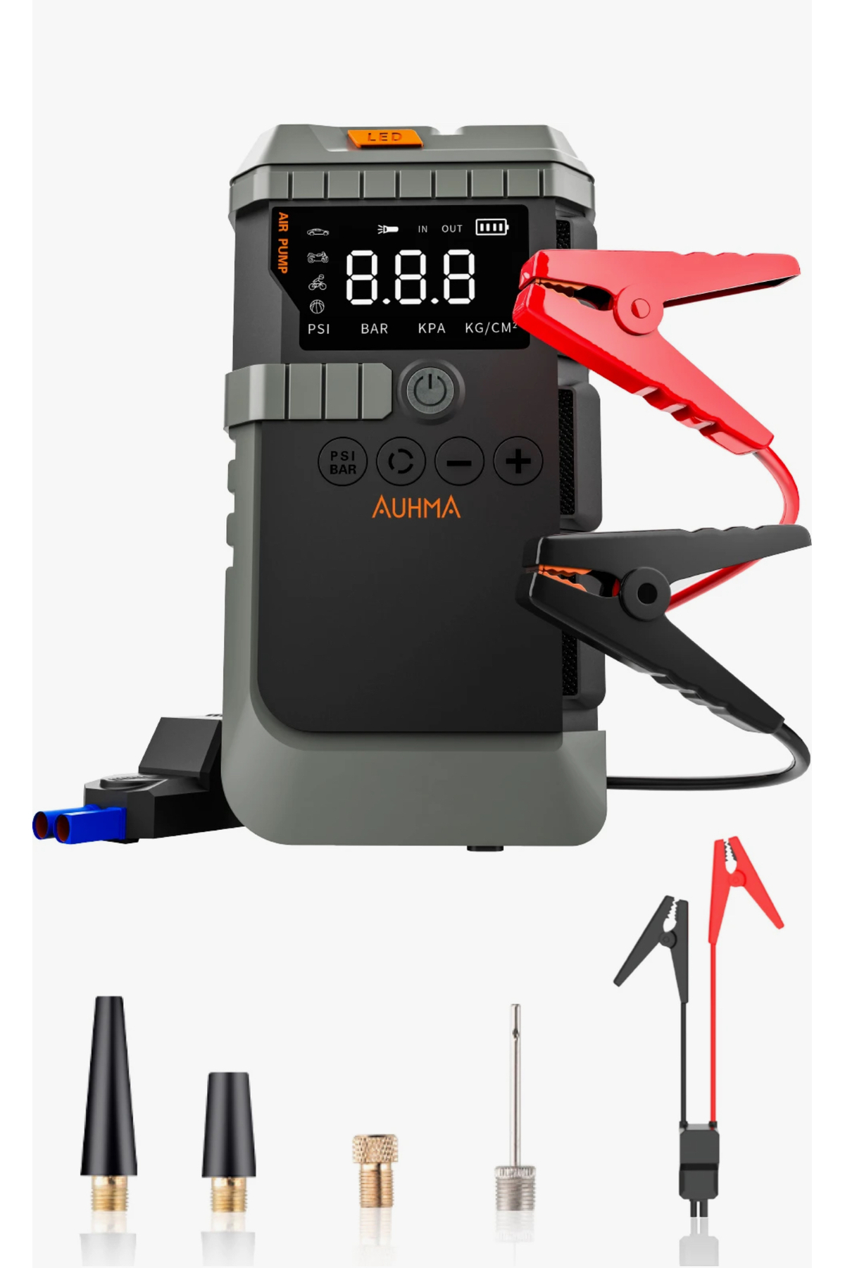 LEIDORY Auhma A7755 Akü Takviye Cihazı | 4'ü 1 Arada Powerbank