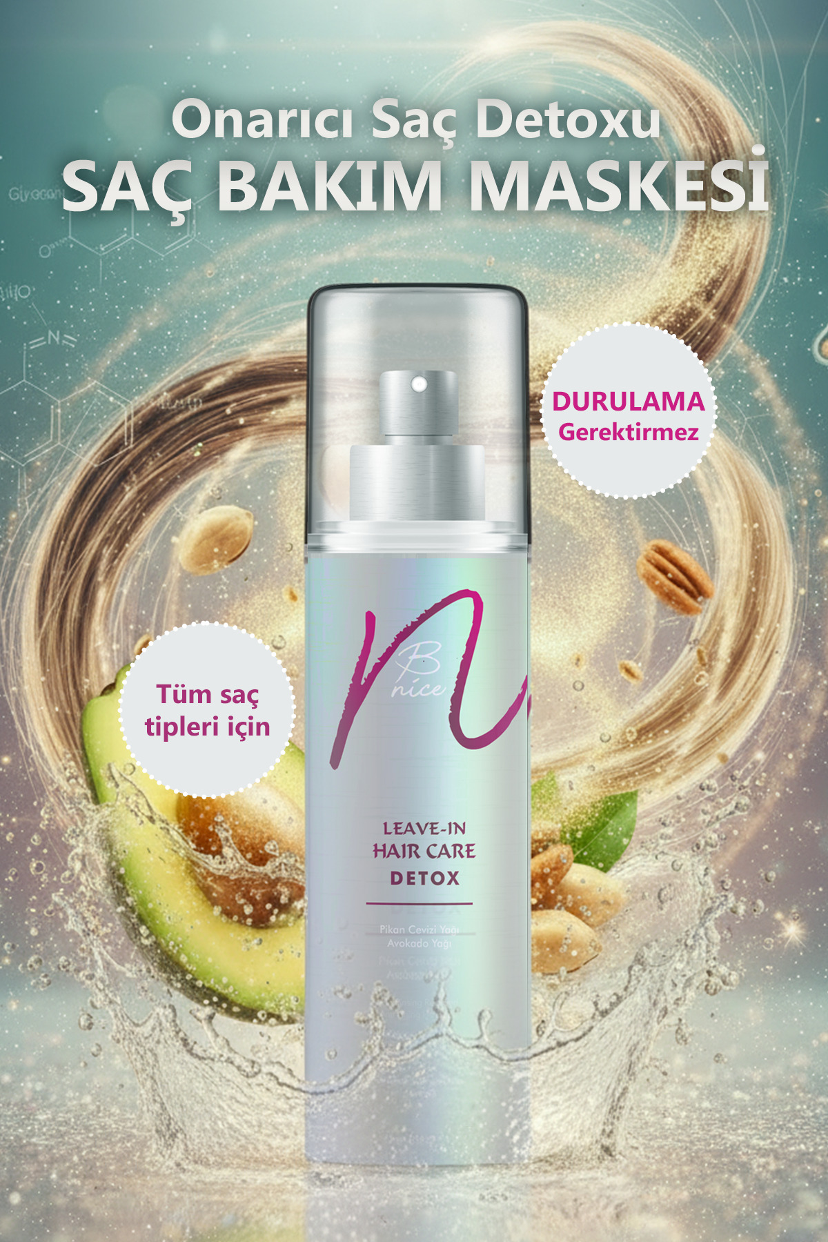 BNICE Onarıcı Saç Detoxu Ve Durulanmayan Saç Bakım Maskesi - Fiyatı, Yorumları