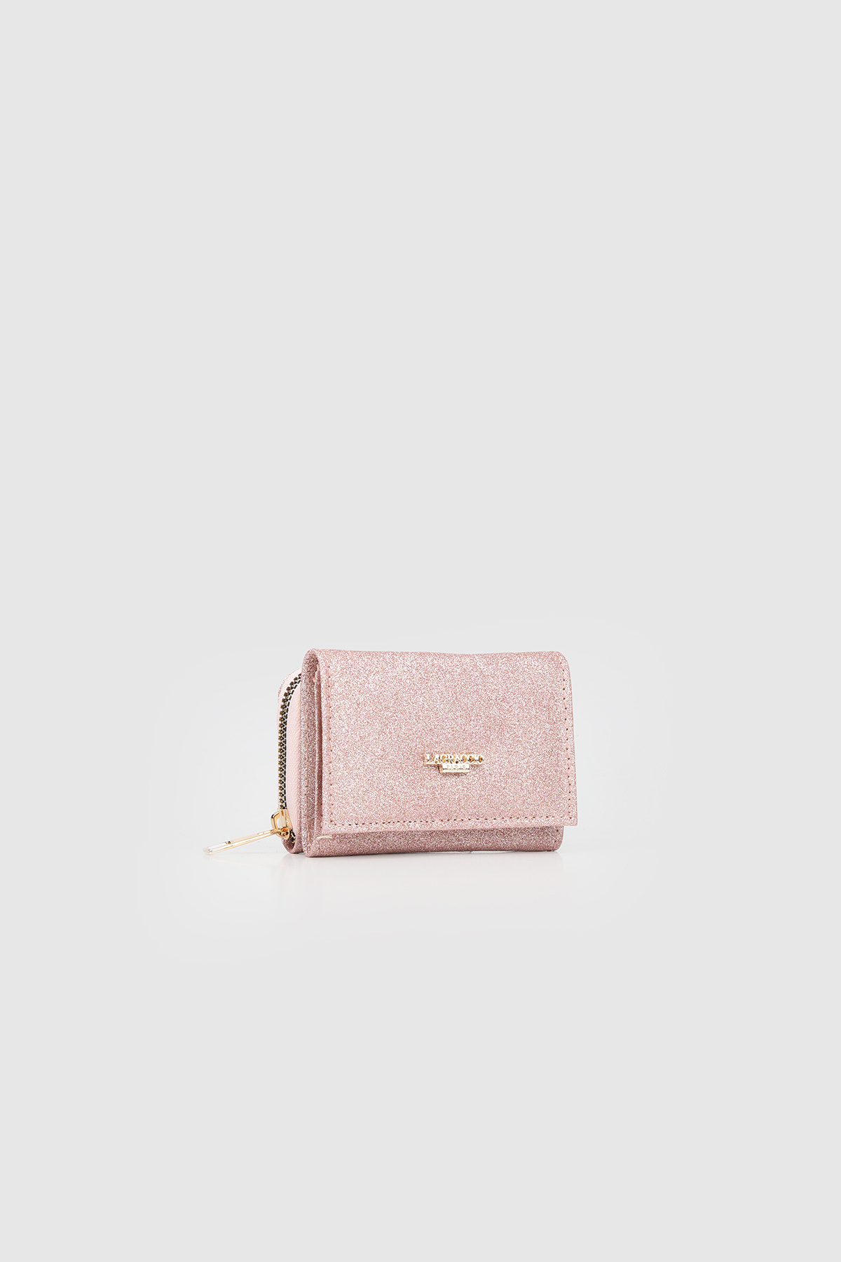 La La'Graccio Paris  La'Graccio Paris Kadın Simli Cüzdan Pudra Simli