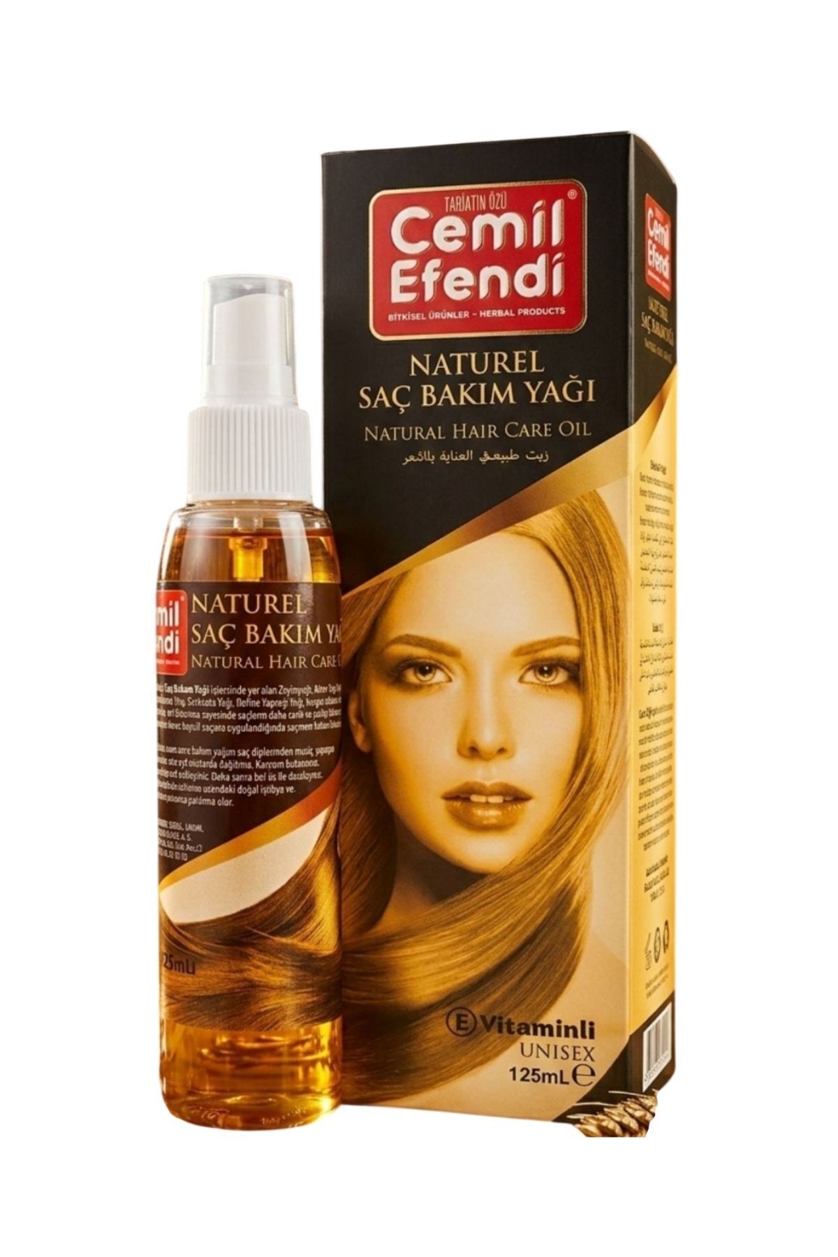Saç Bakım Yağı 125 ml — SAÇ BAKIM YAĞI CEMİL EFENDİ 125ml — تصویر 5 از 5