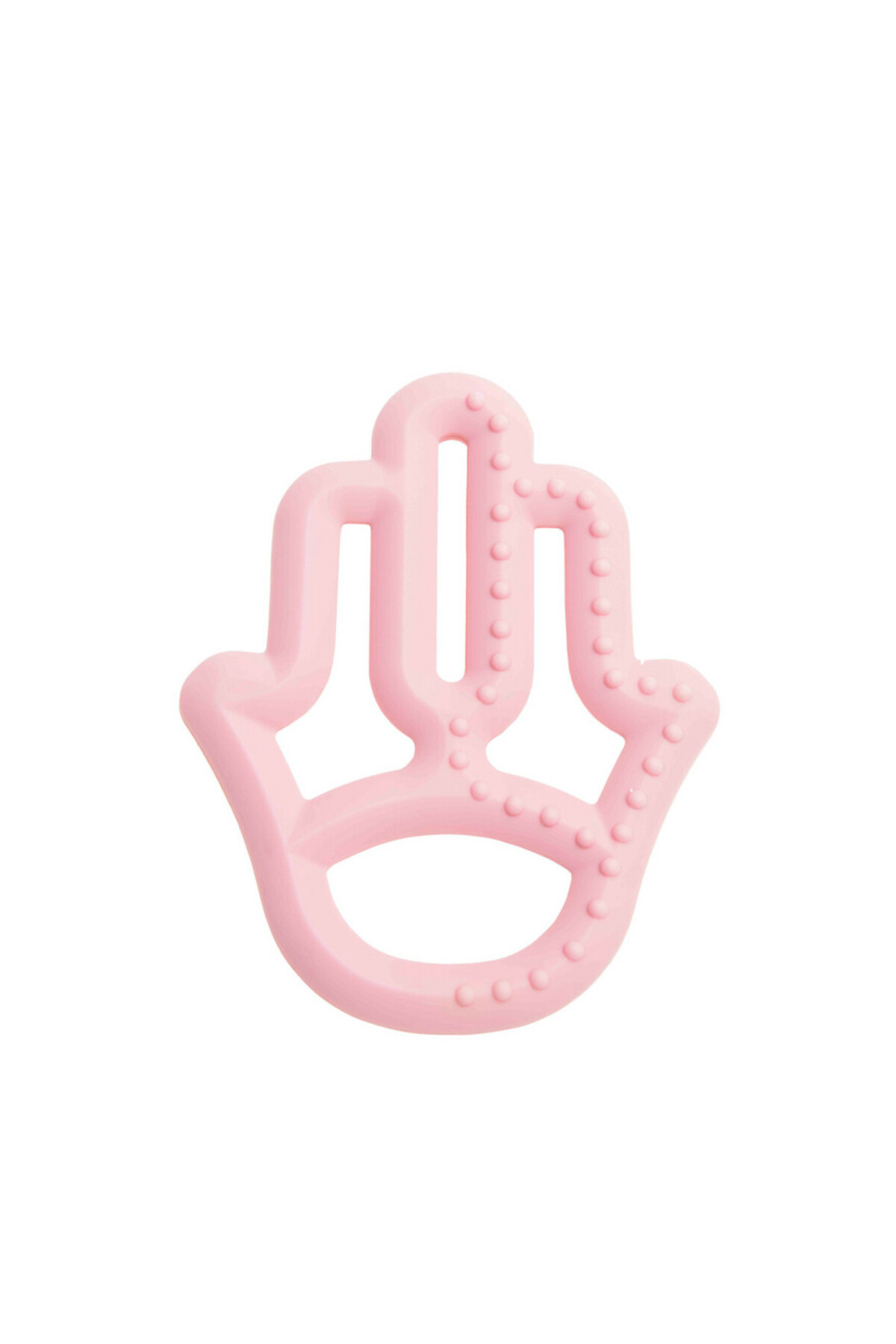 Mother's Hand Silicone Teether Pink 3 Months+