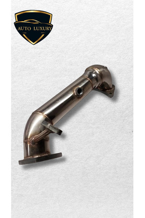 AUTO LUXURY Honda Civic FD6 / FB7 / FC5 Uyumlu Krom Downpipe - Atmosferik