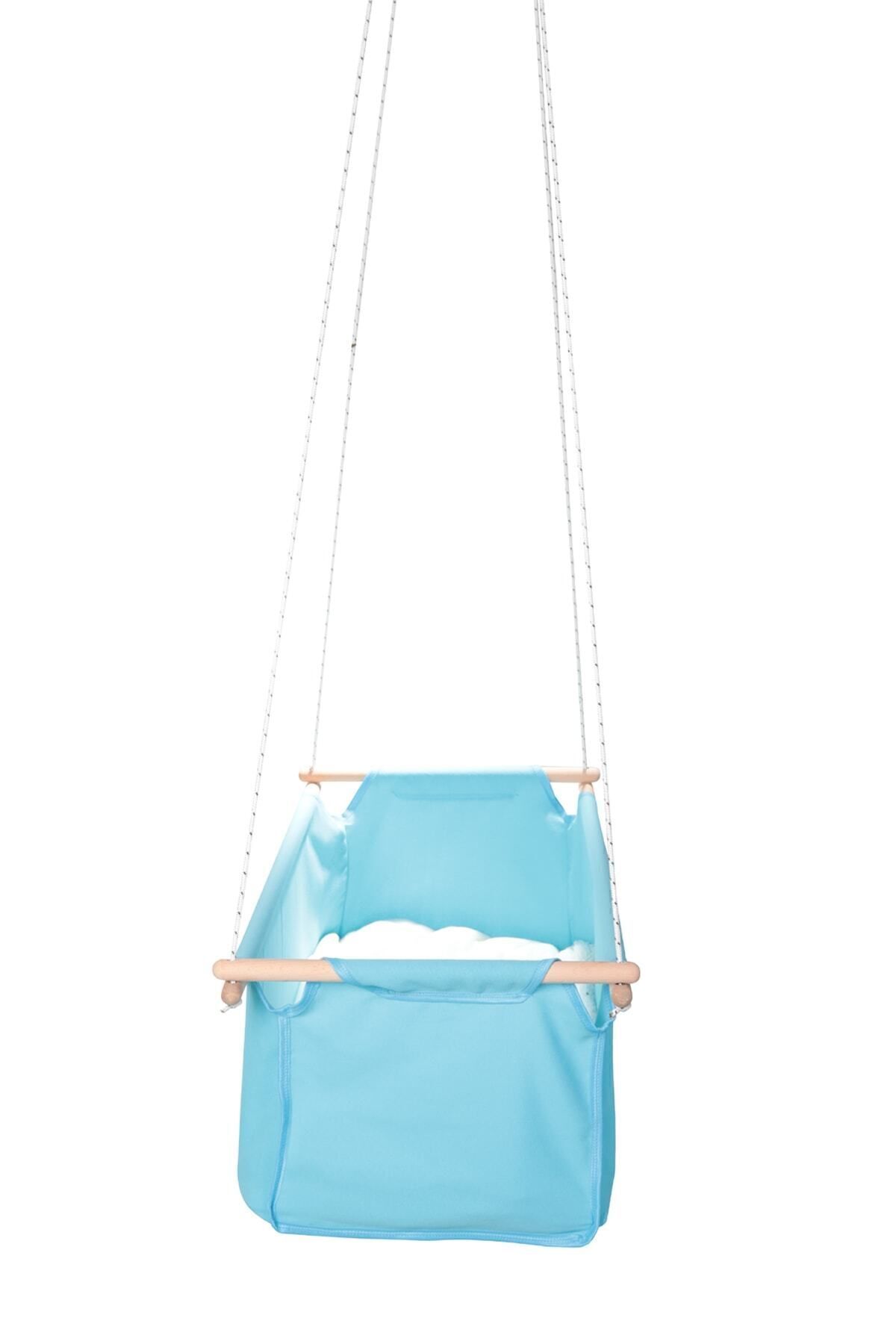 Bundeba Sally Mavi Hamak Beşik Bebek Hamağı Çingene Salıncağı Beşiği Kamp Piknik Oda Salon Bahçe Salıncak fotoğrafı 5 (önizleme)
