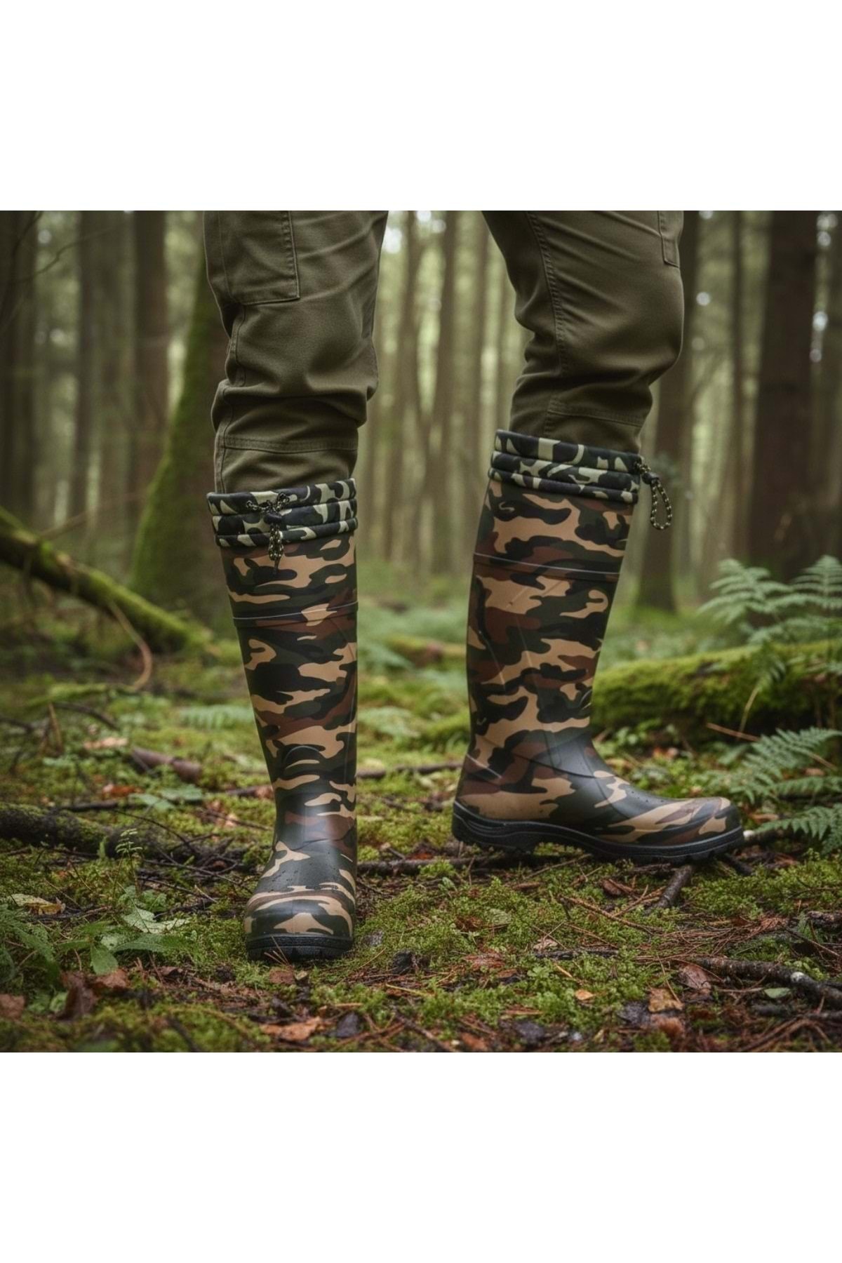 ÇİĞDEM KUNDURA  ULAŞ İÇİ YÜNLÜ AVCI ÇİZMESİ - Görsel 2