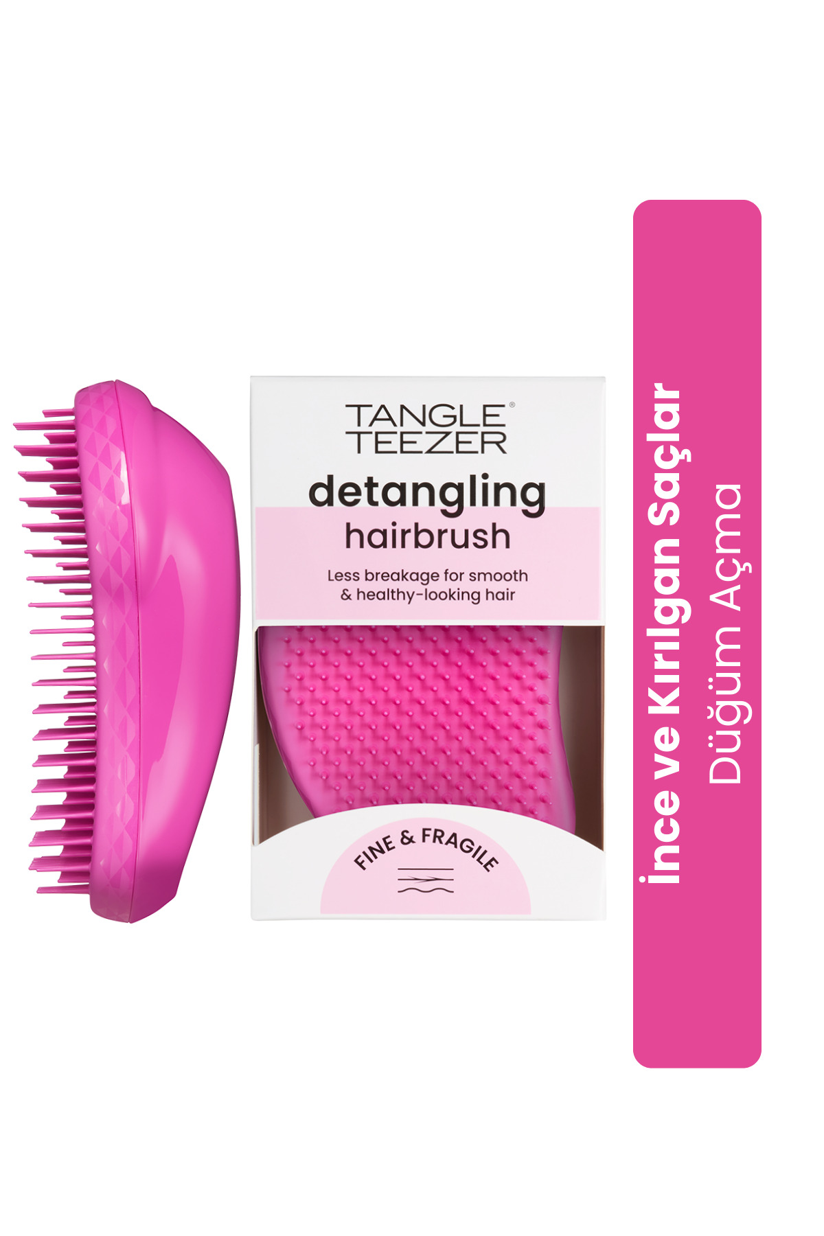 Tangle Teezer Original Fine & Fragile Berry Bright İnce ve
