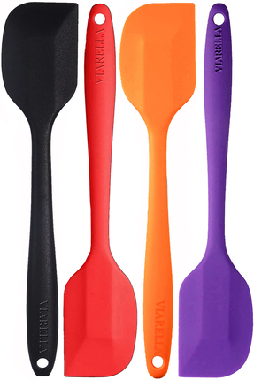 Genel Markalar Silikon Spatula Seti 4lü Büyük Boy Yanmaz Yapışmaz Çizmez 27cm