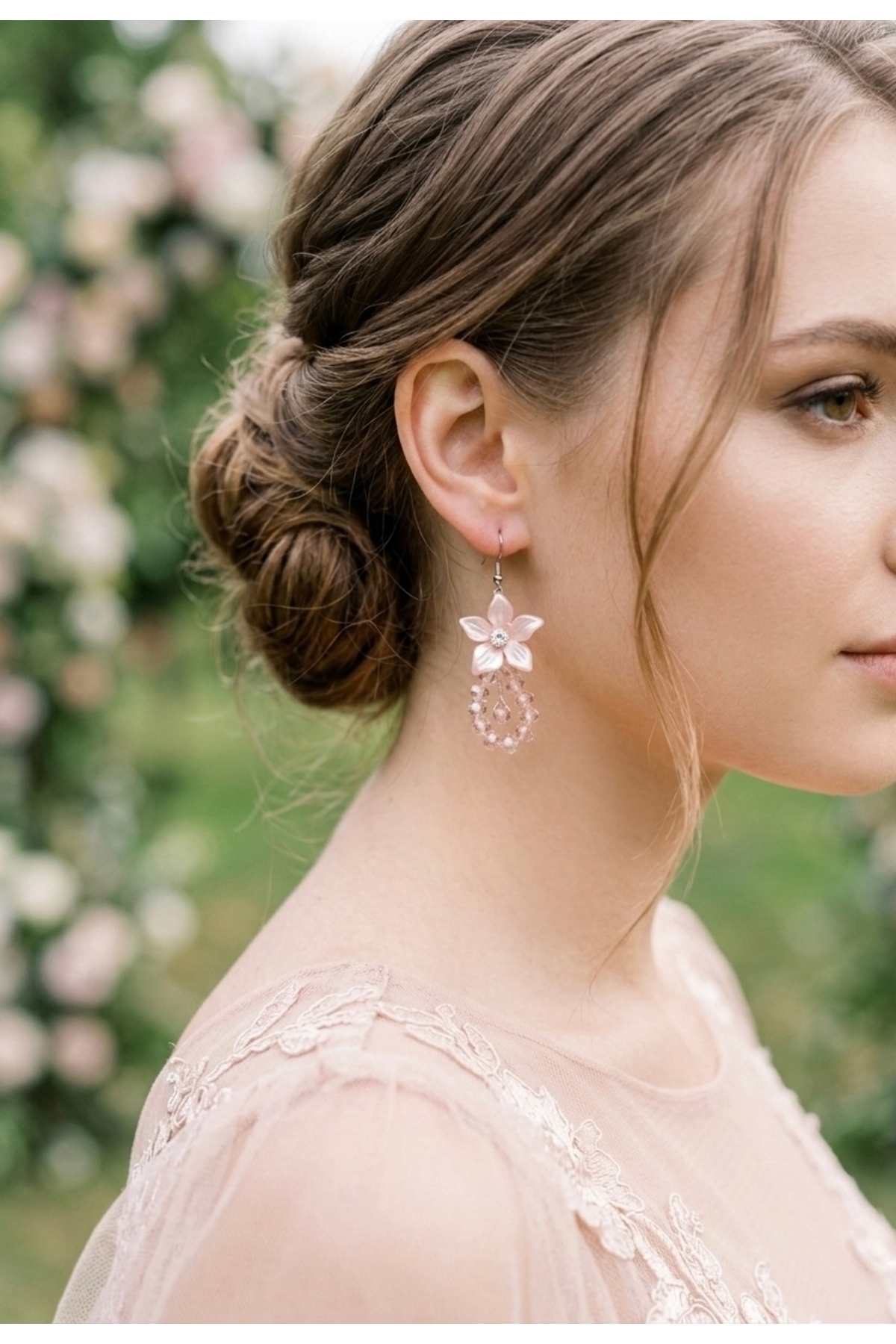 Women's Crystal Beaded Handmade Earrings