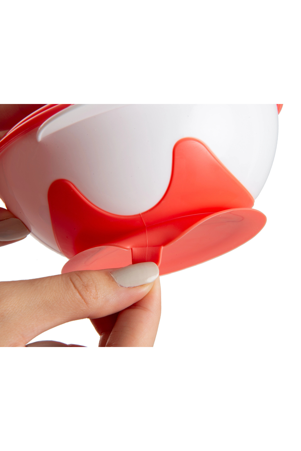 Babyjem 565 Vakumlu Mama Tabağı Kırmızı fotoğrafı 4 (önizleme)