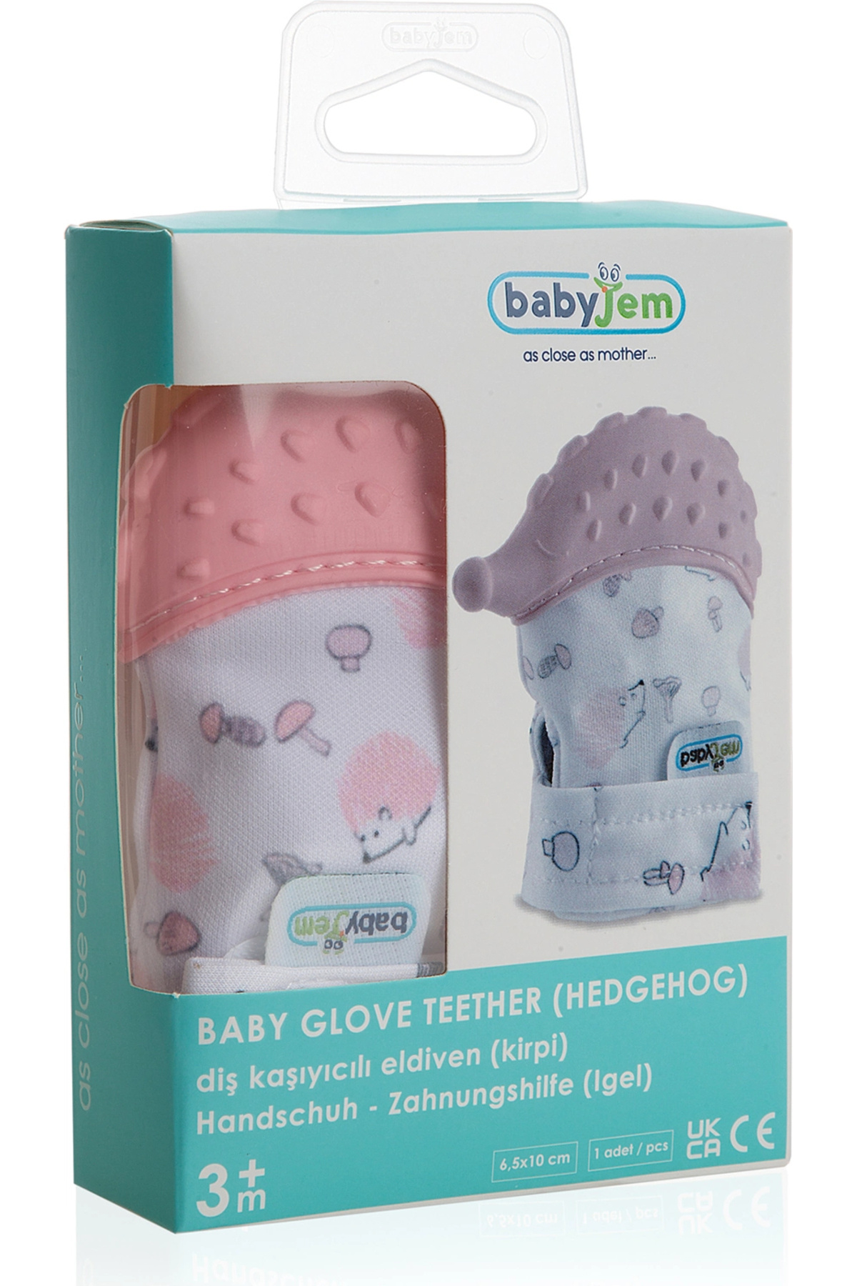 Babyjem Diş Kaşıyıcı Eldiven Kirpi 612 Pembe fotoğrafı 6 (önizleme)