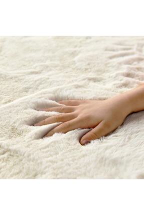 SARAZ HALI Peluş Halı Soft Krem
