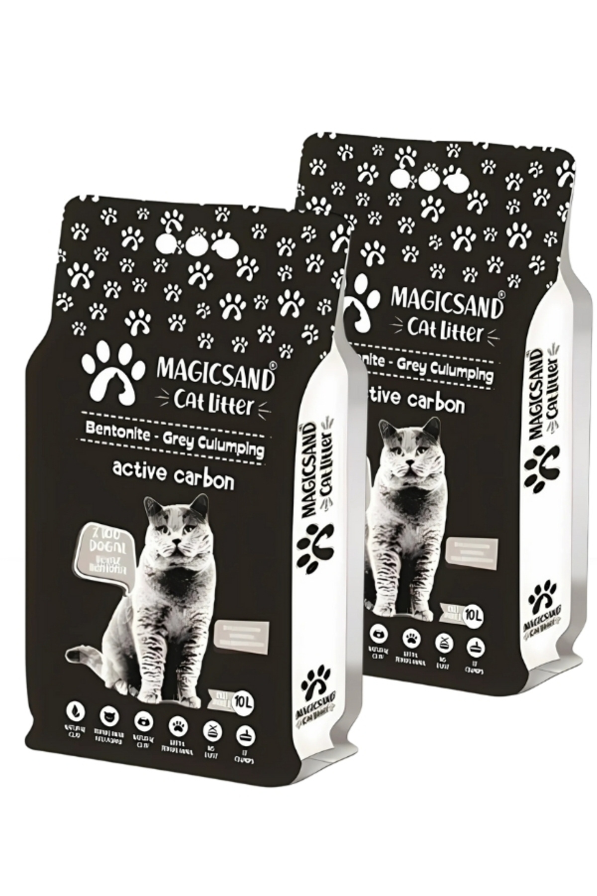 Magic Sand Aktif Karbon Kedi Kumu 10lt X 2 Adet - Fiyatı, Yorumları