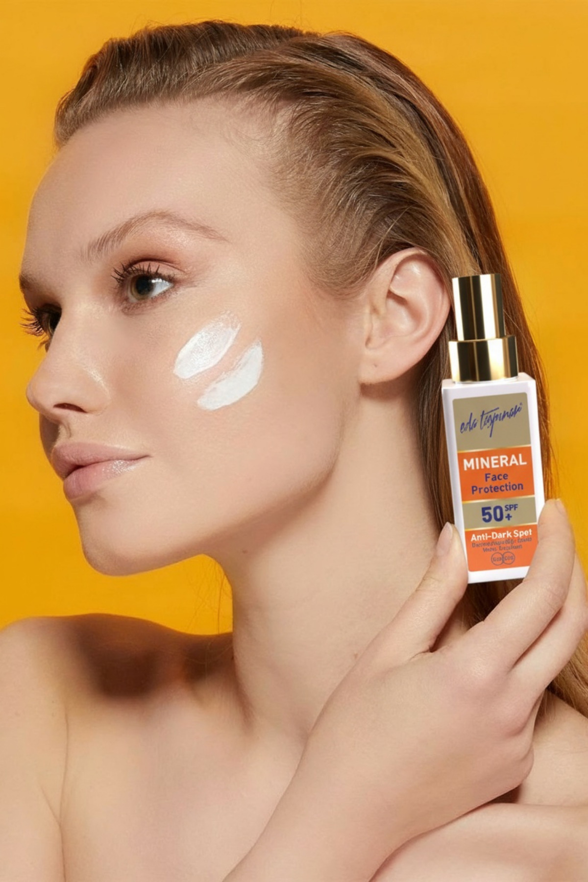 Yüz Güneş Kremi SPF 50+ – Yüksek Koruma & Günlük Kullanım İçin Uygun 50 ml — EDA-00211 — تصویر 3 از 6
