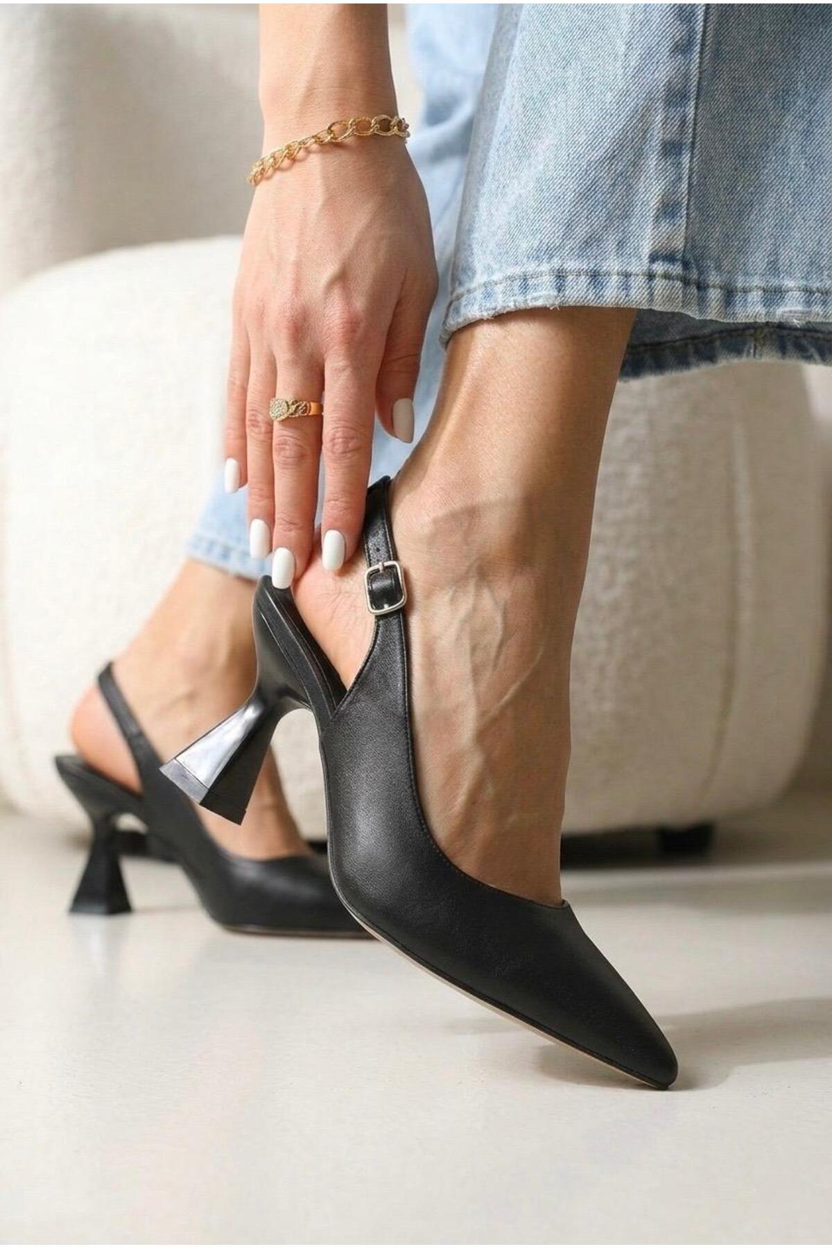 Women's Harmony Black Matte Classic Heels