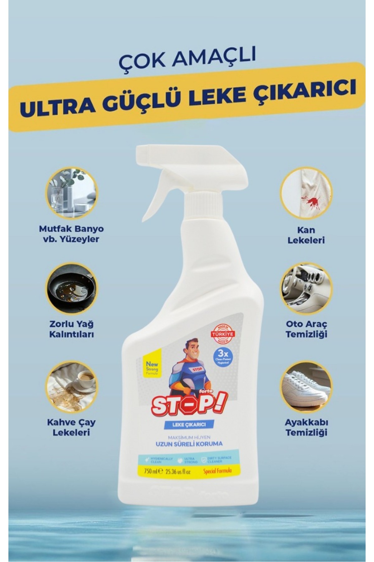 STOP Forte Leke Çıkarıcı 750 ML fotoğrafı 2 (önizleme)