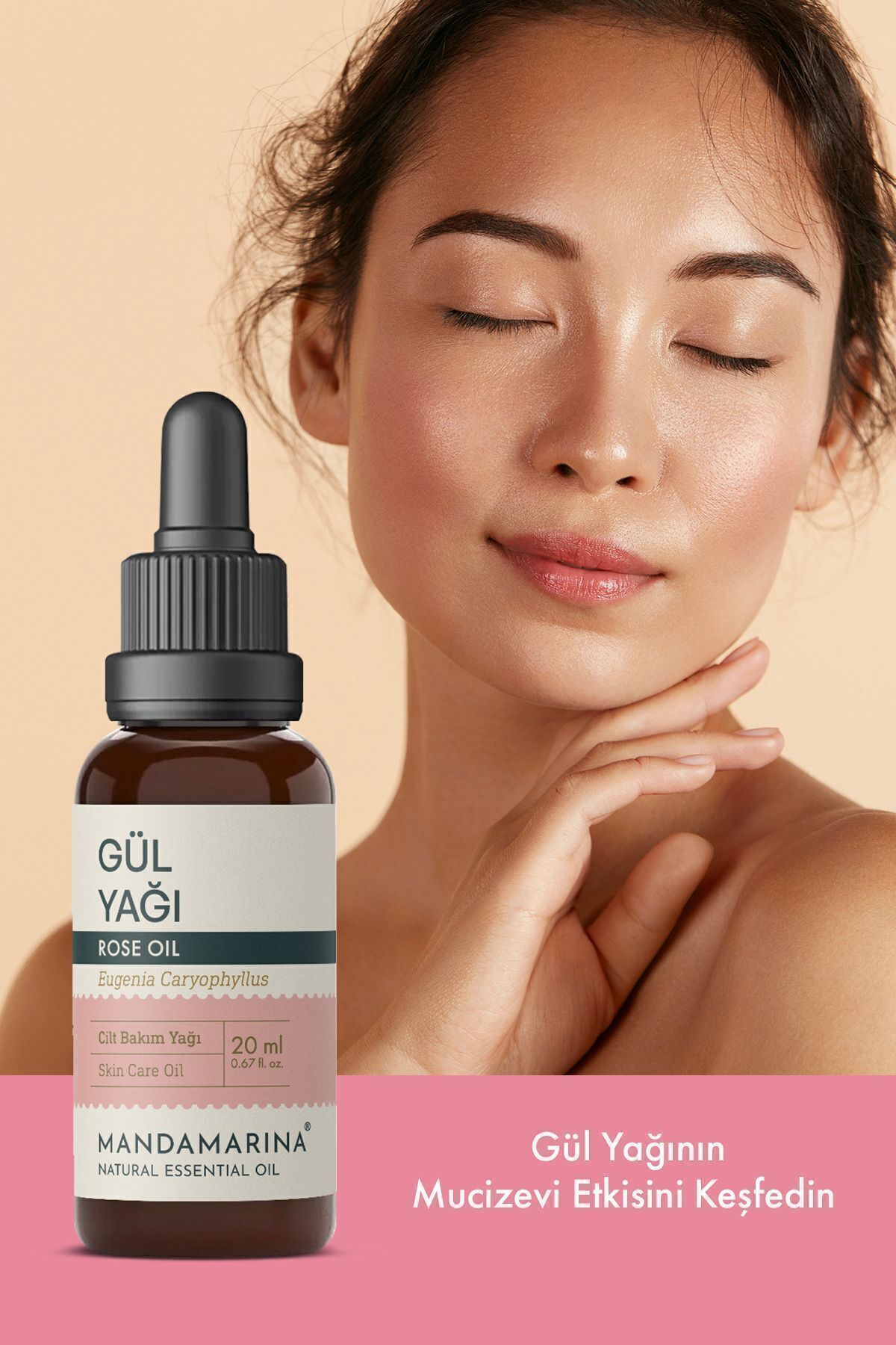 Gül Yağı Enerji & Cilt & Dişi Frekans Arttiran 20 ml — 050 — تصویر 3 از 3