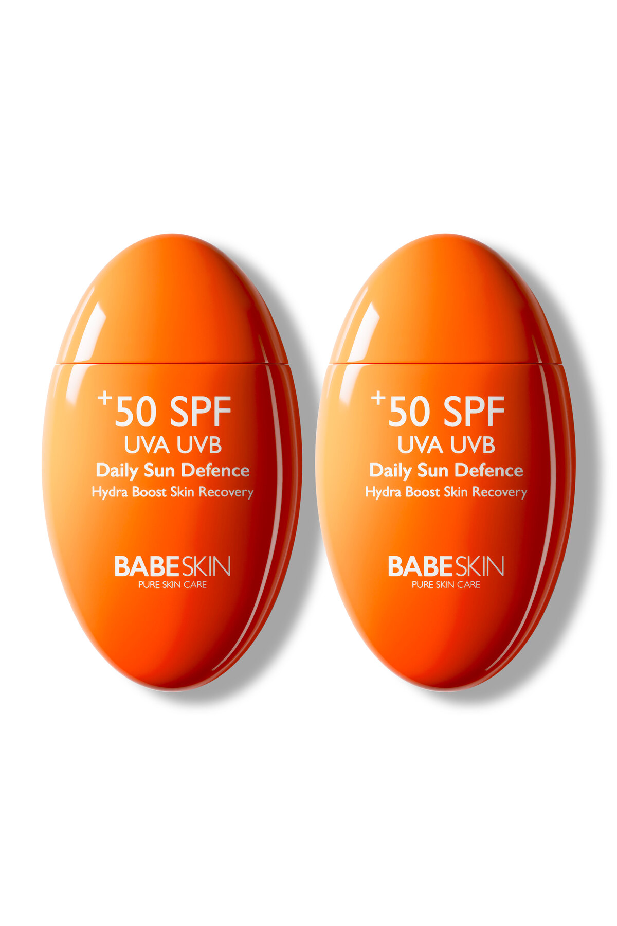 Babeskin کرم ضد آفتاب با محافظت بالا و مرطوب کننده برای پوست حساس، 50 SPF UVA/UVB، مجموعه 2 عددی گیاهی — 2-2
