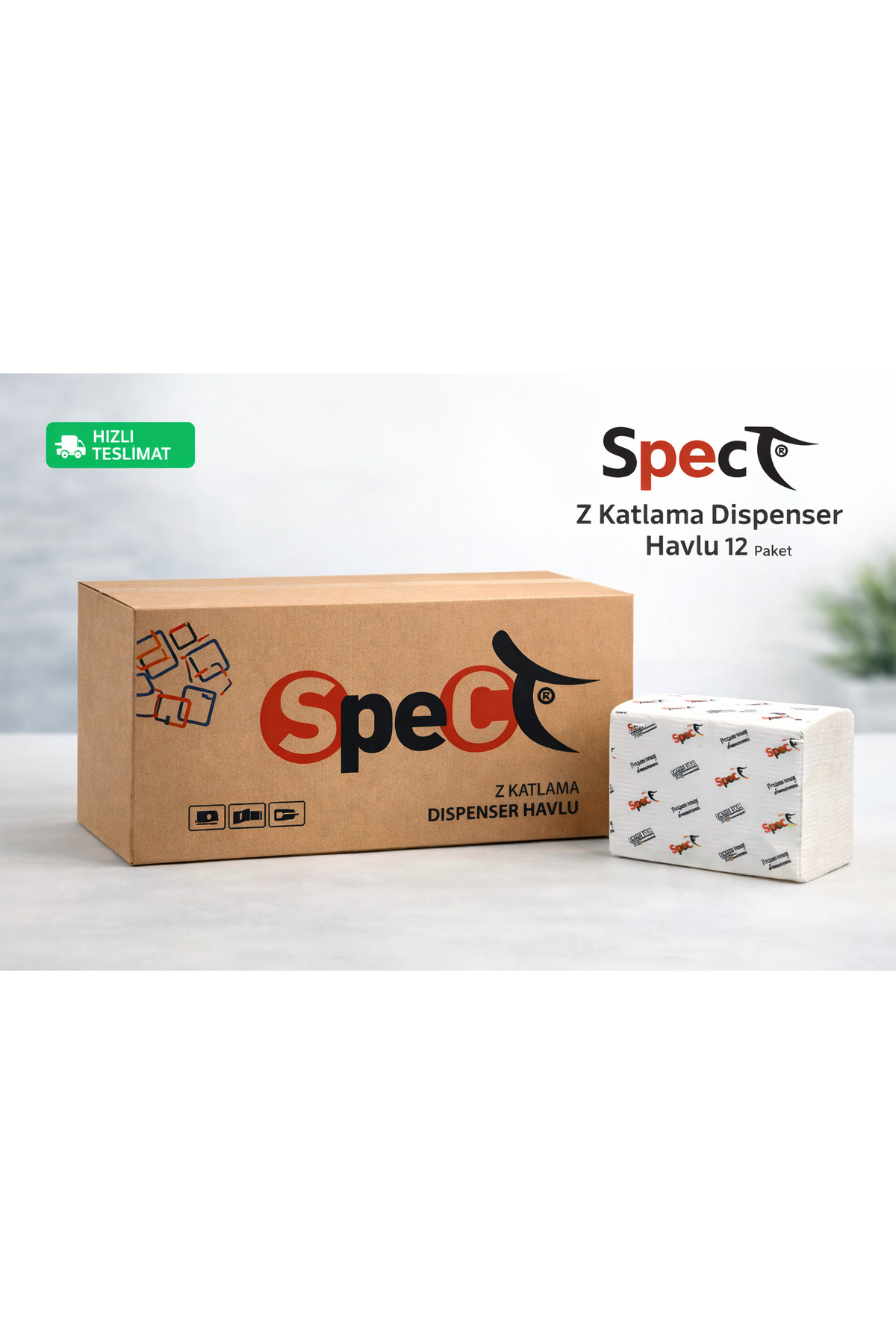 sertapedic 85GF BOX ハード Spect Z Katlama Dispenser Havlu 12 Paket - Fiyatı, Yorumları