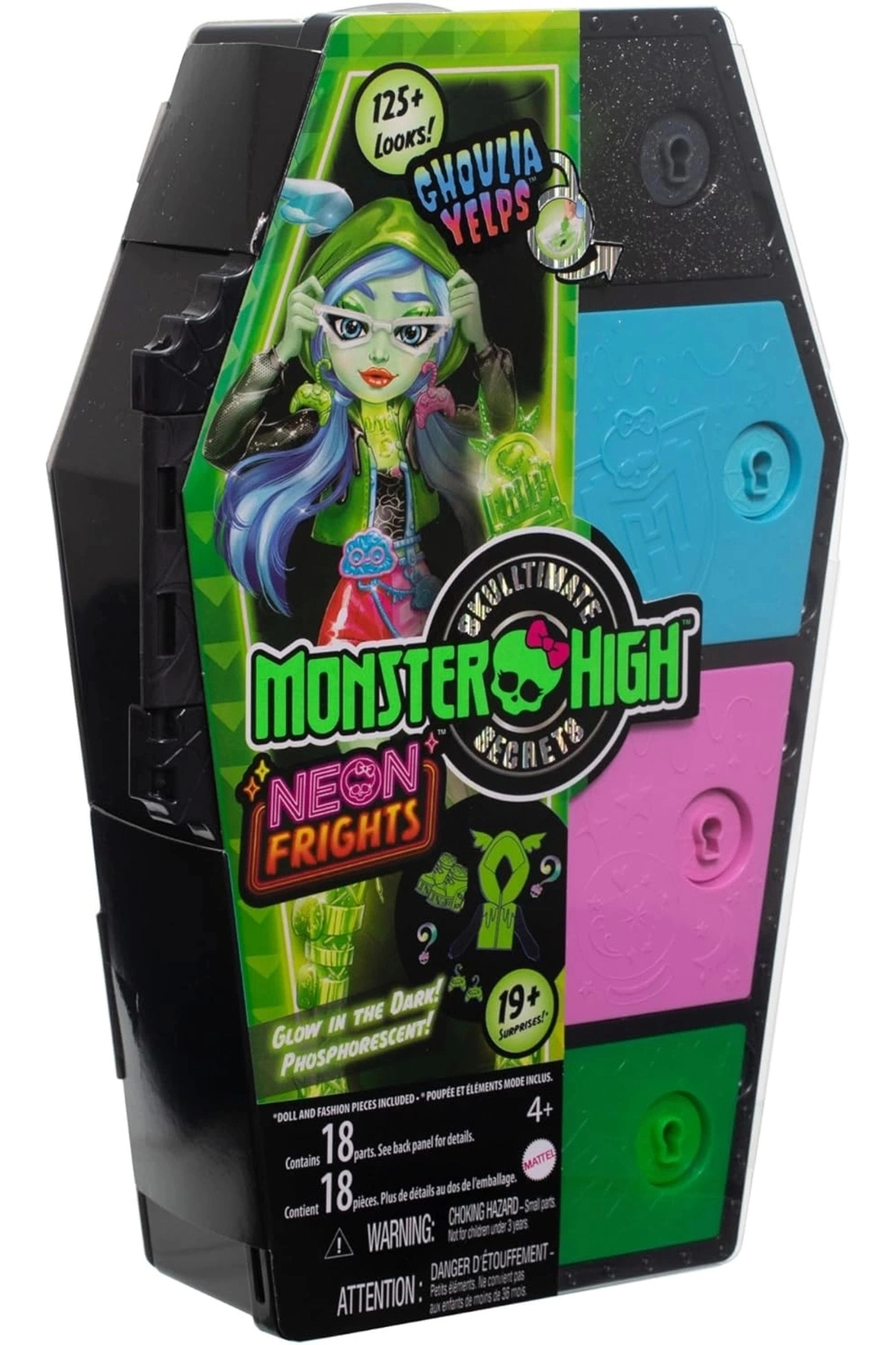 MONSTER HIGH Gizemli Arkadaşlar 3. Seri - Ghoulia Monster High™ bebek HNF81 fotoğrafı 6 (önizleme)