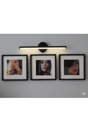 Efeg Decor Sök-Tak Siyah 21x21 cm Fotoğraf Çerçevesi - 3'lü Paket PVC Li Yapı...