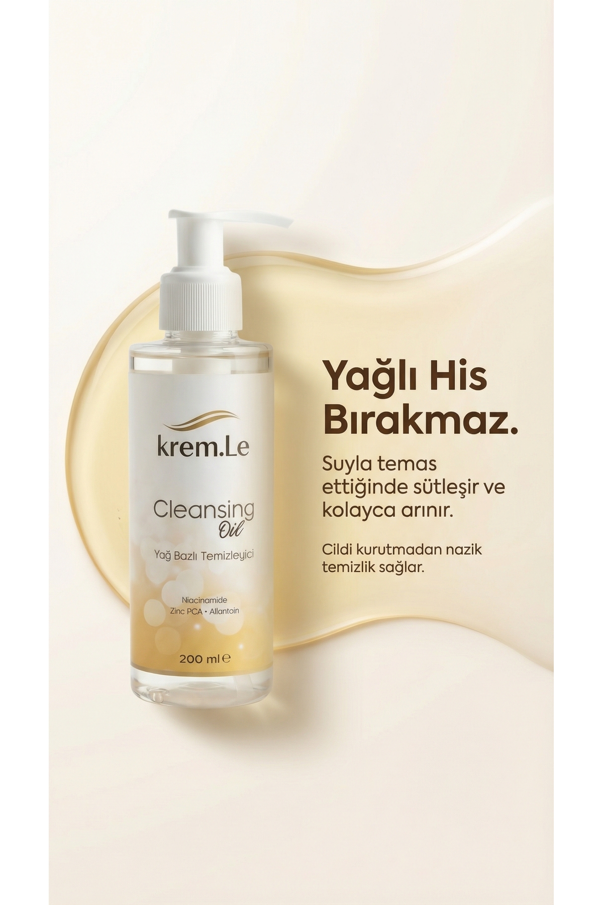 CLEANSİNG OİL 200 ml – Makyaj ve Güneş Kremi Temizleme Yağı, Yağ Bazlı Yüz Temizleyici — 004 — تصویر 3 از 9