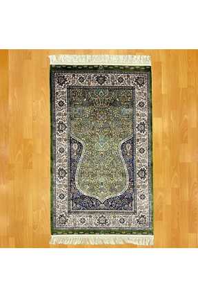 MEVLANA BAZAAR Klasik Osmanlı Desenli Mihraplı İpek Seccade