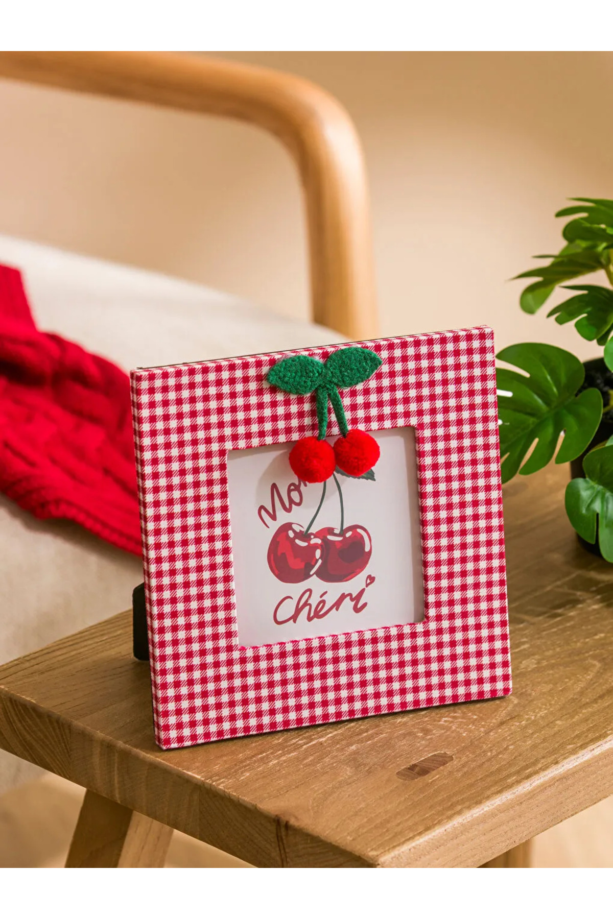 LC Waikiki LCW HOME Karışık Kiraz Baskılı Fotoğraf Çerçevesi 17 Cm